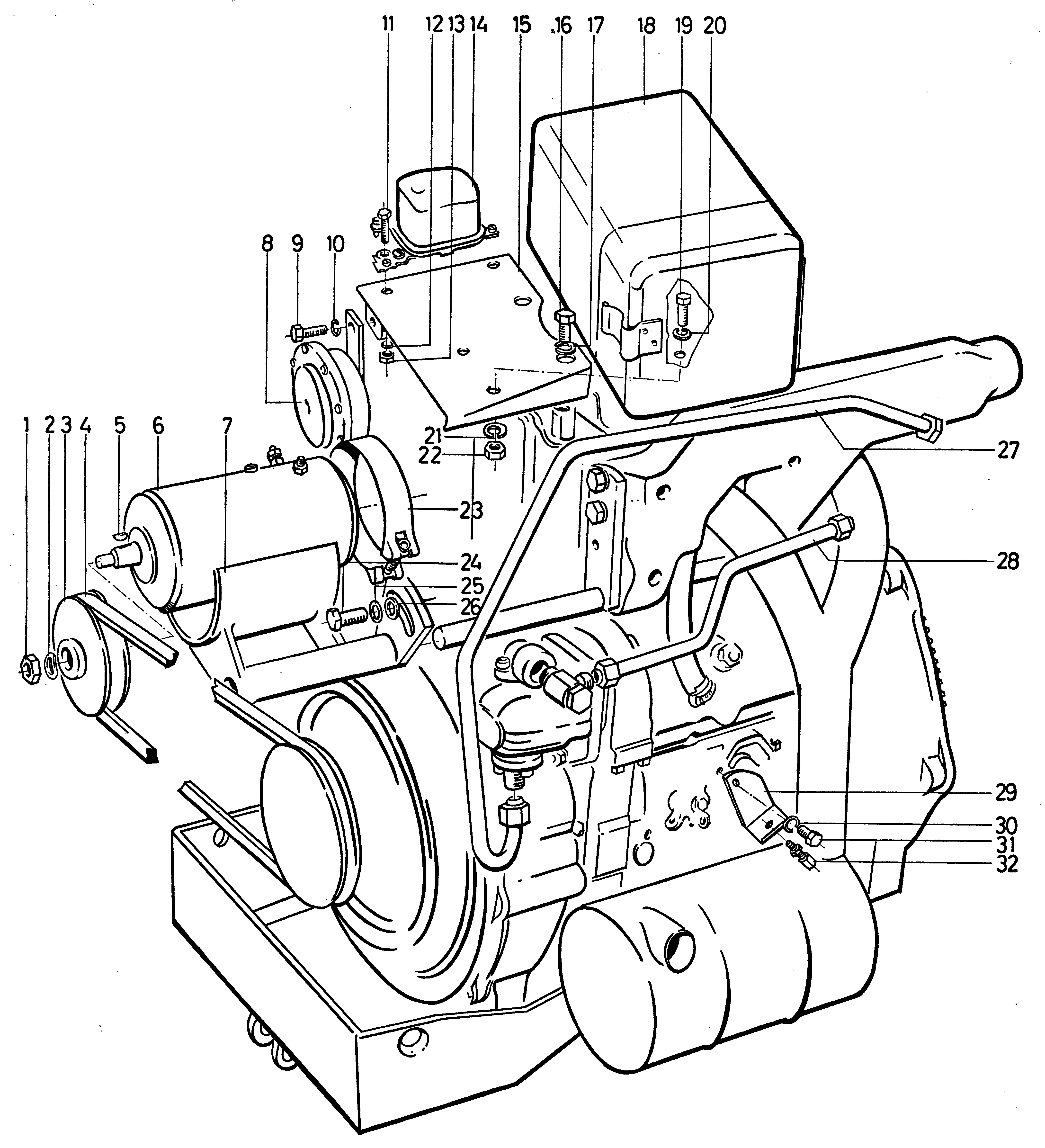 Accessories moteur Ruggerini RD 92