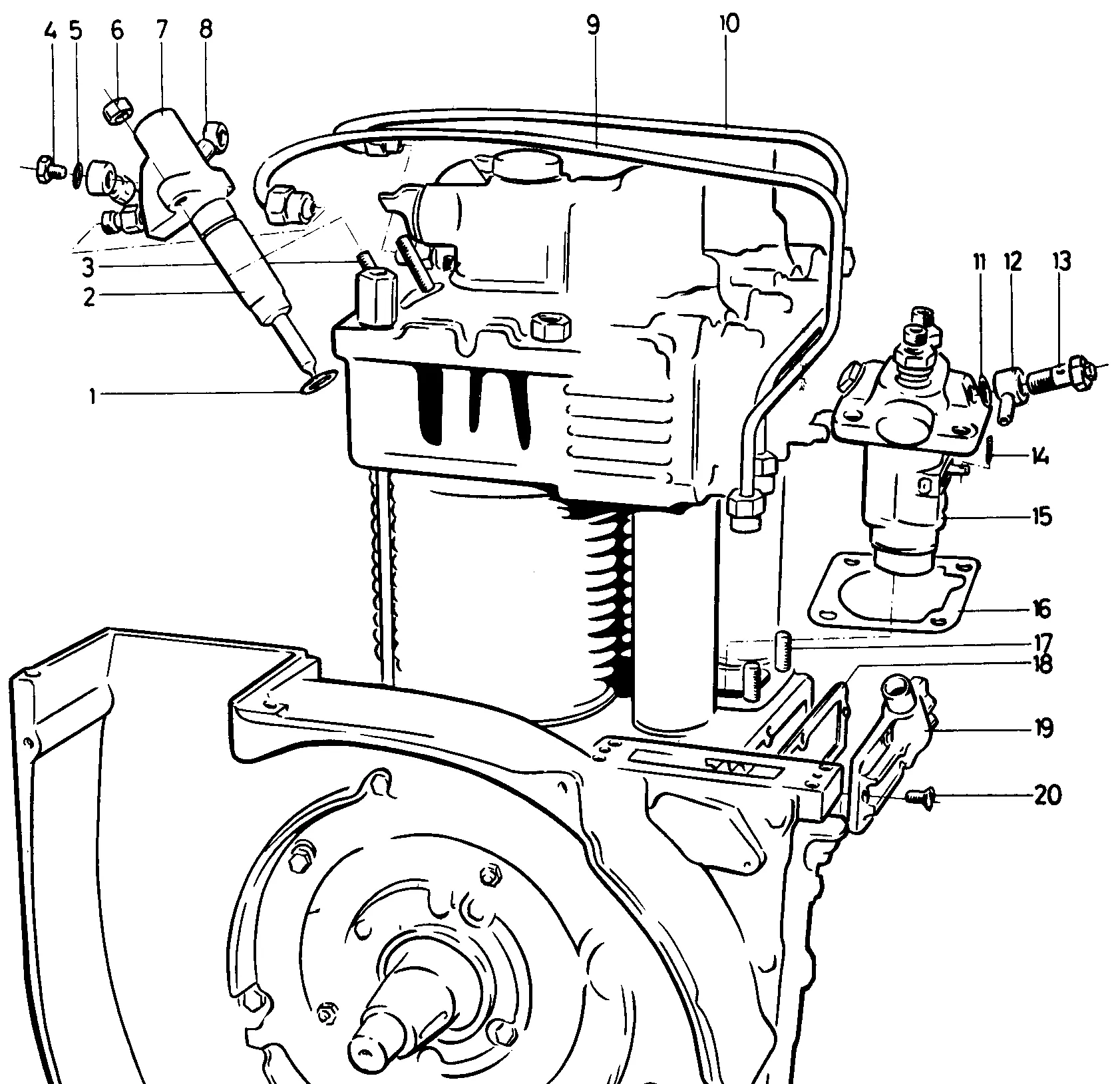 Einspritzpumpe, Einspritzdüse