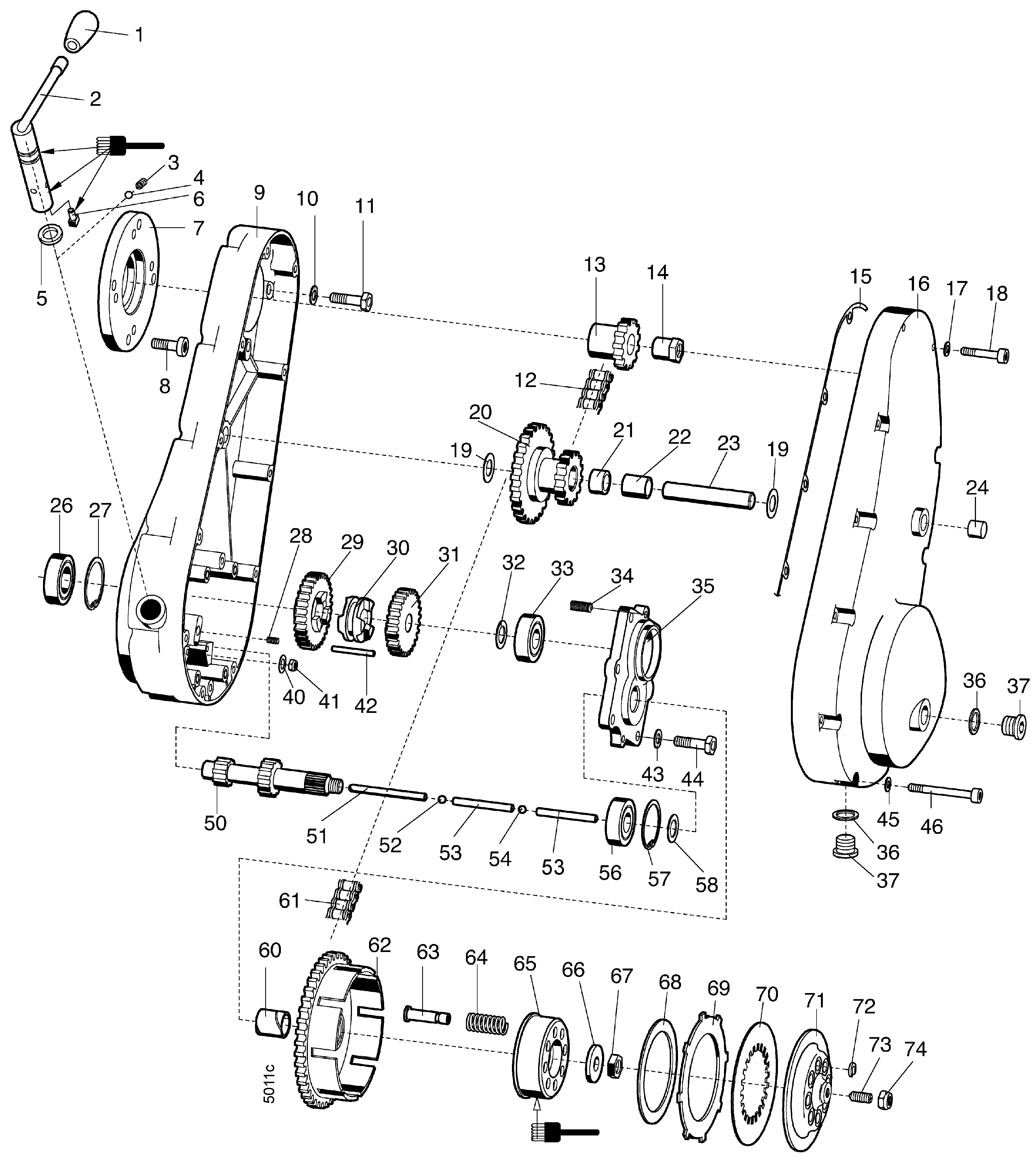 Boîte de vitesses, embrayage
