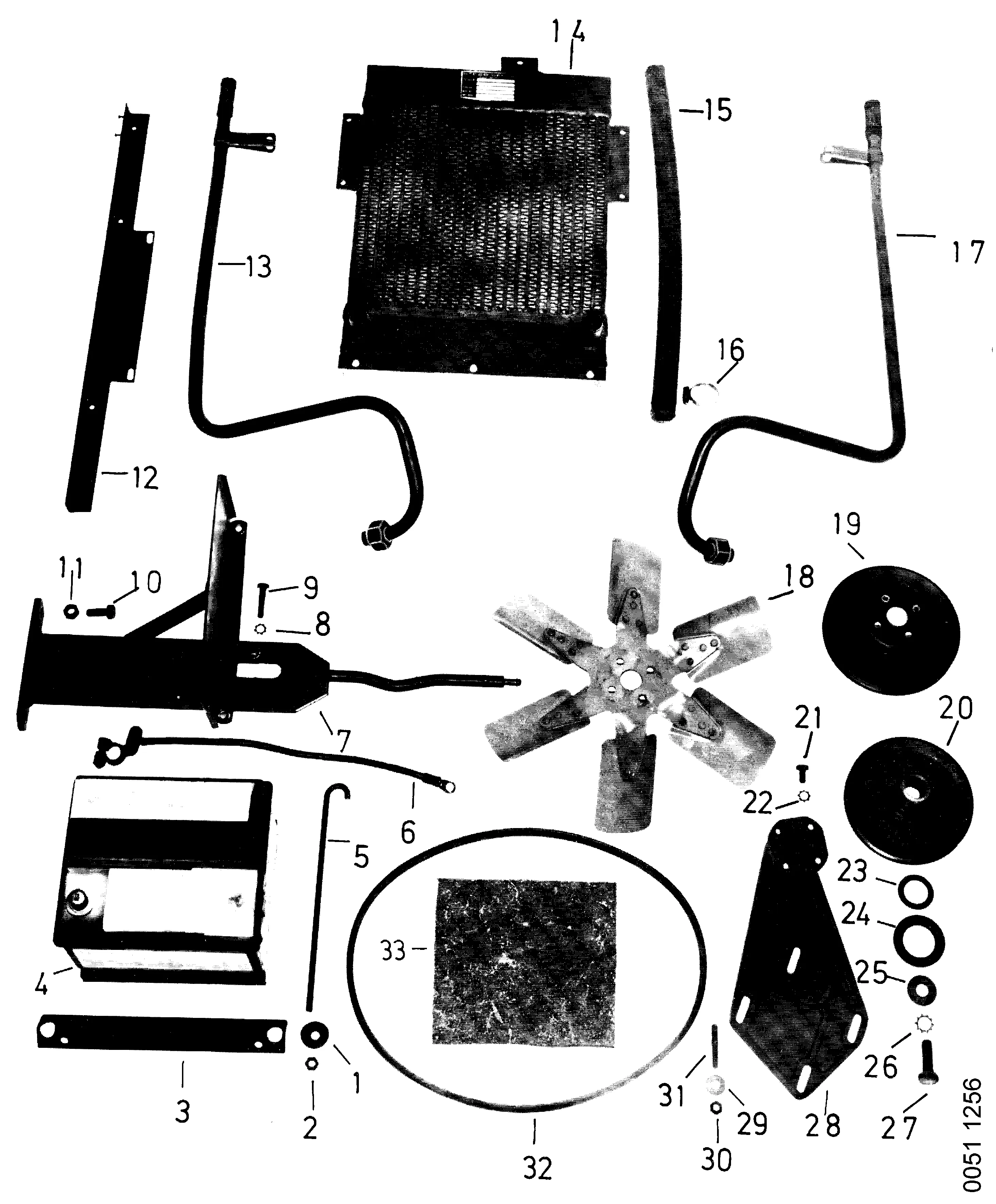 Batterie, poulies de courroie