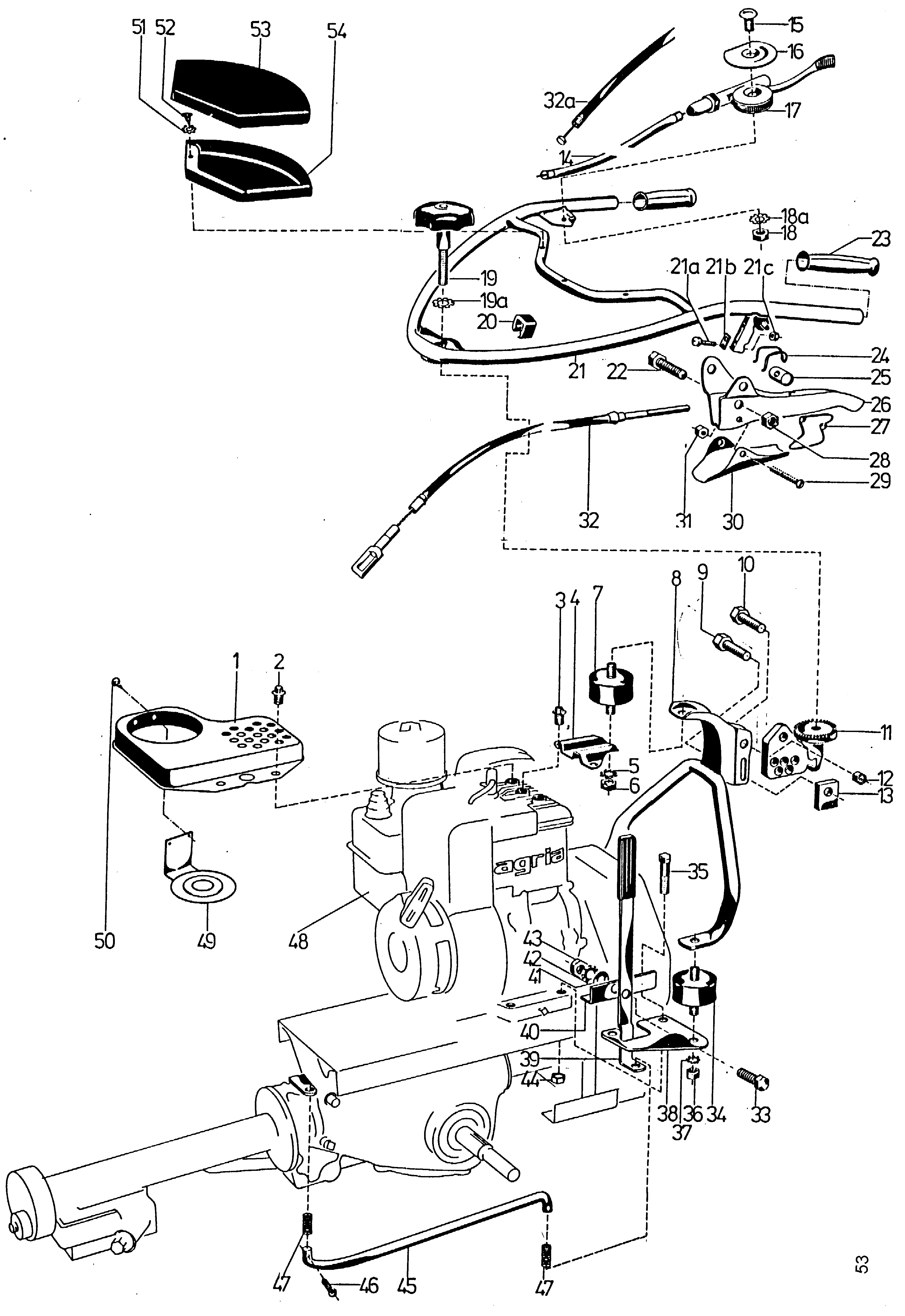 Lower steering arm, steering mechanism