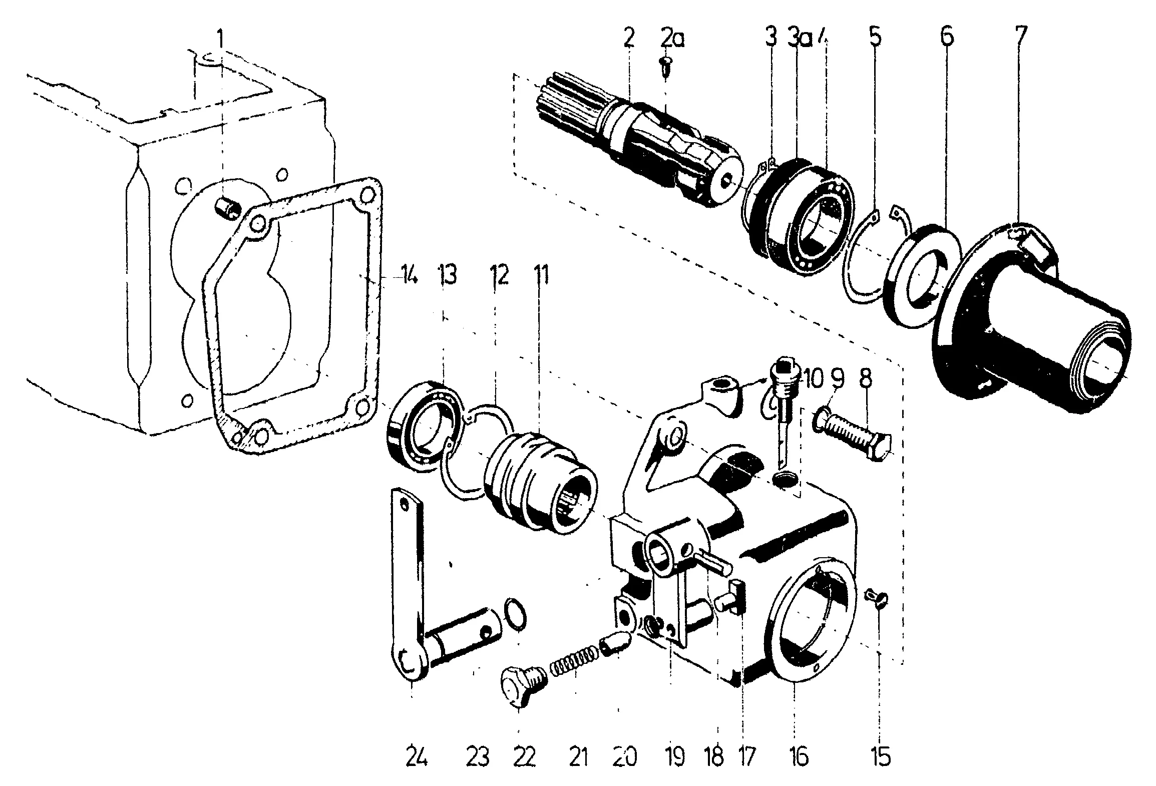 Zapfgetriebe, ab Schlepper-Nr. 4808 698