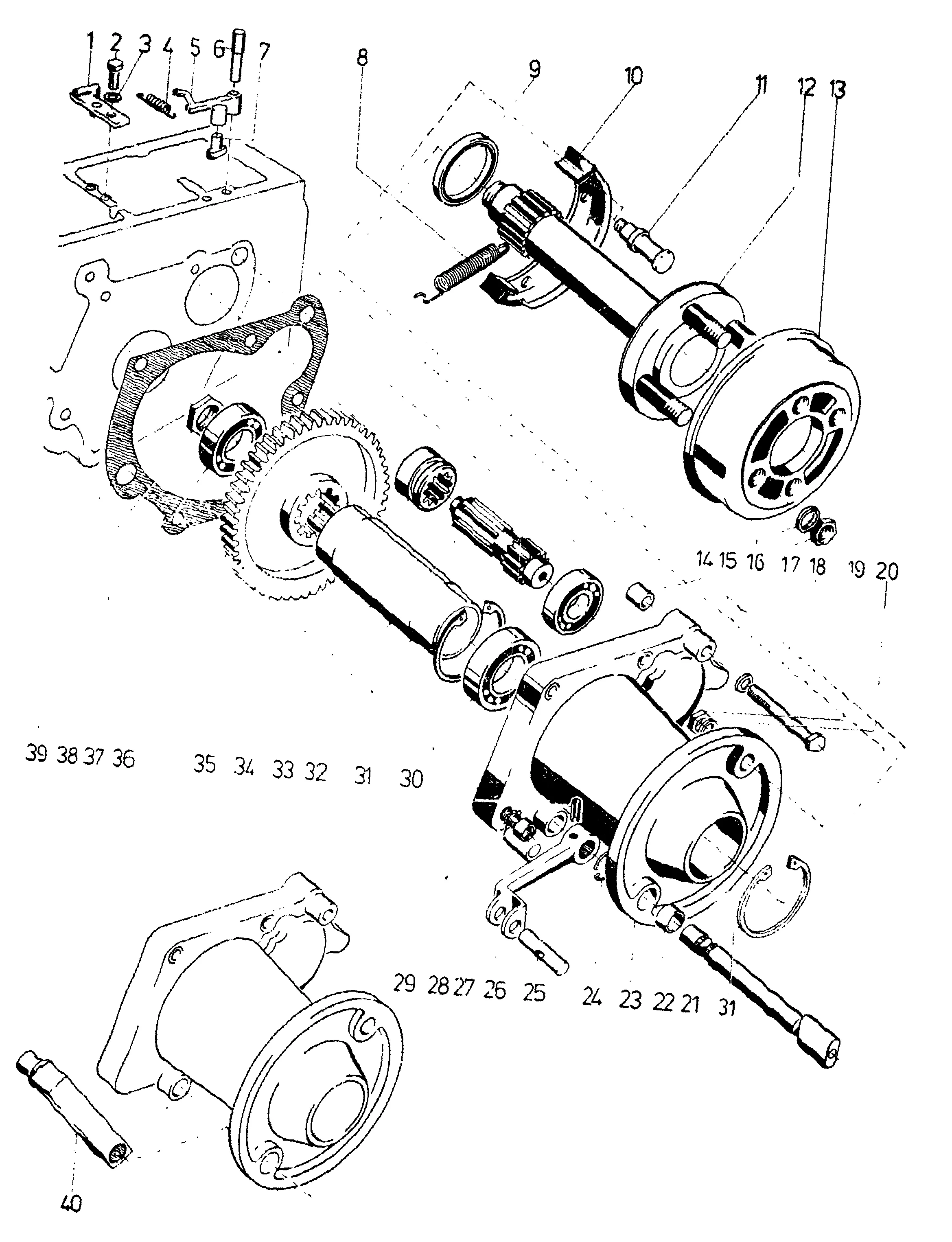 Radgetriebe, ab Schlepper-Nr. 4808 698
