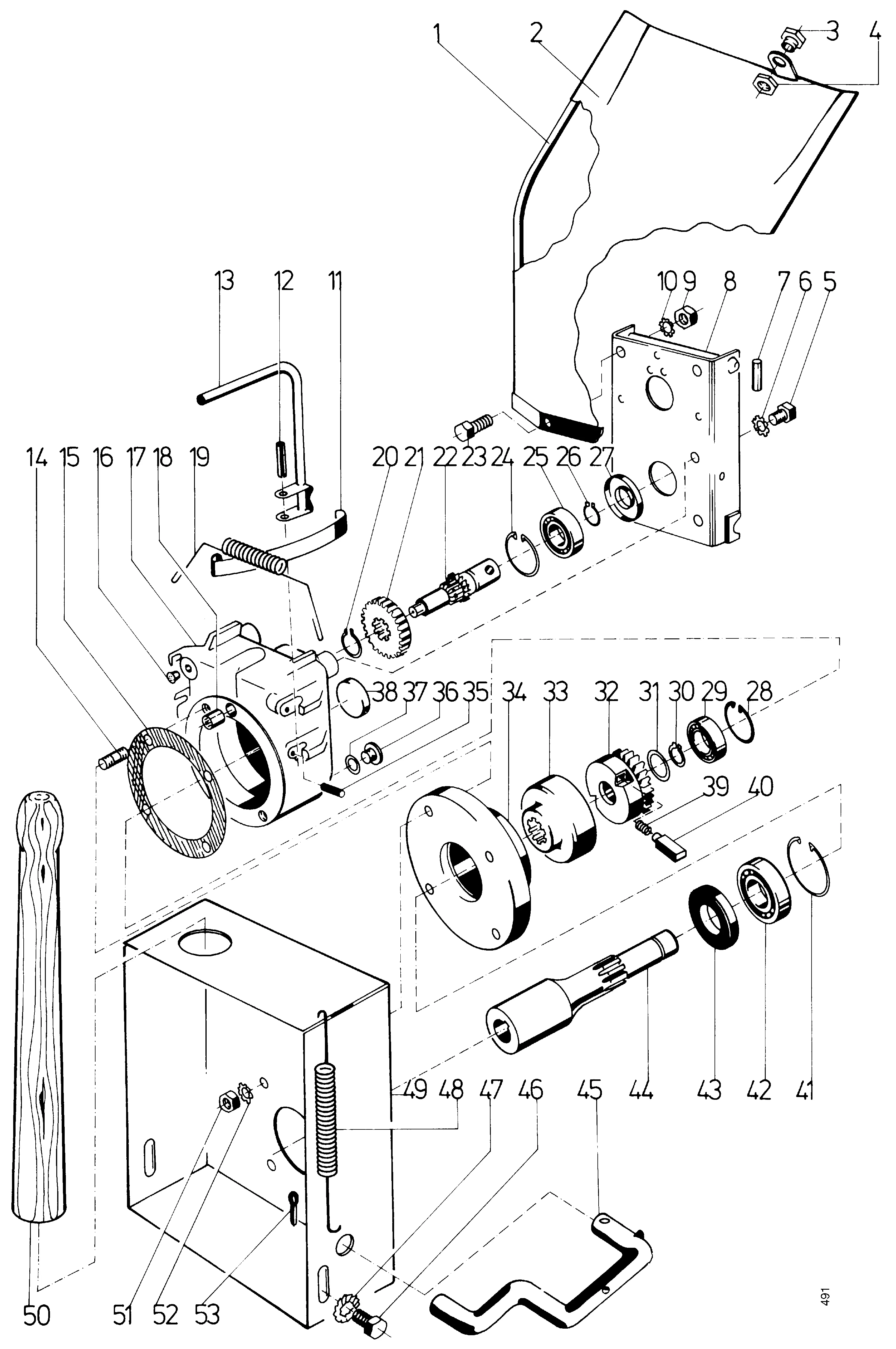 Anbau-Schneefräse, Anbauflansch