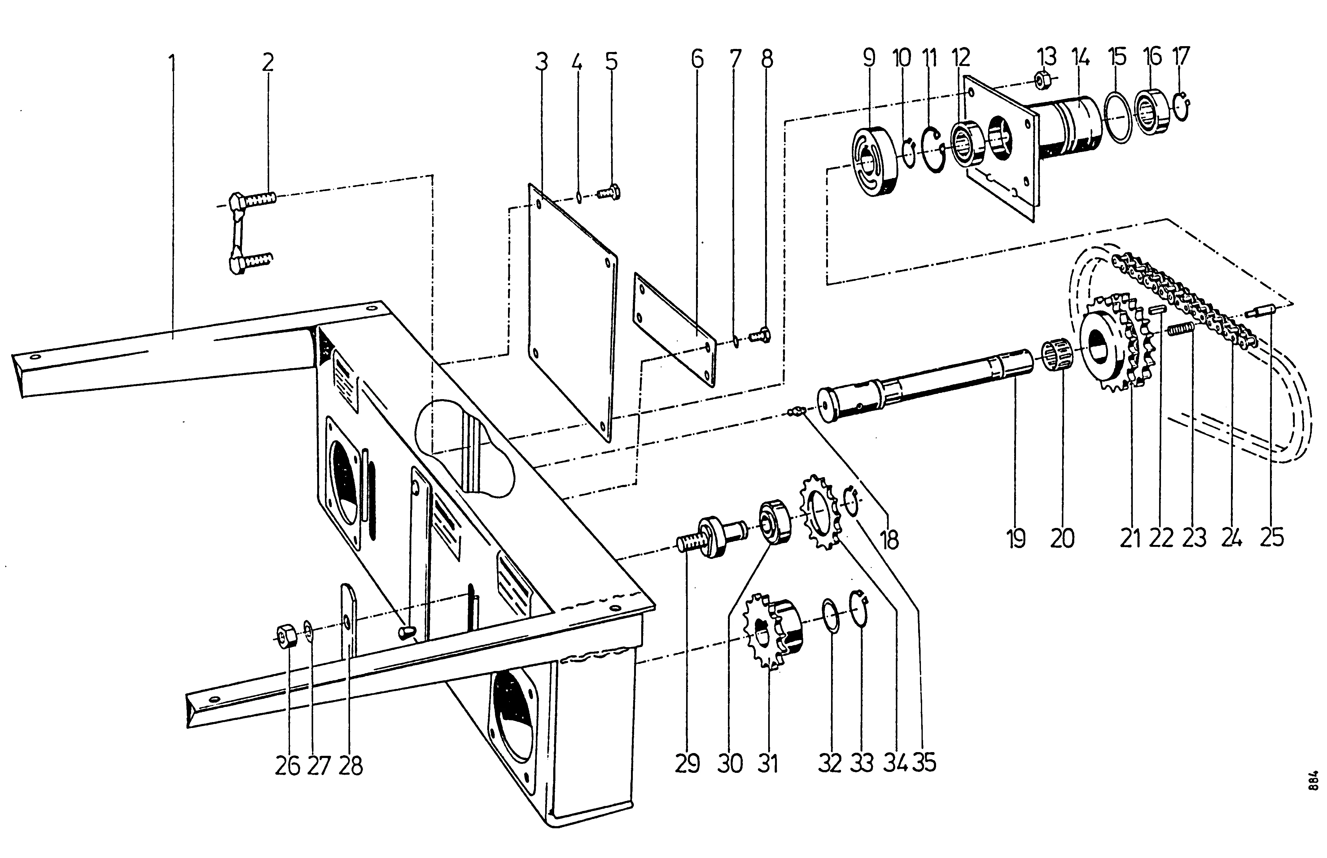 Front-mounted rotary mower 3456 911