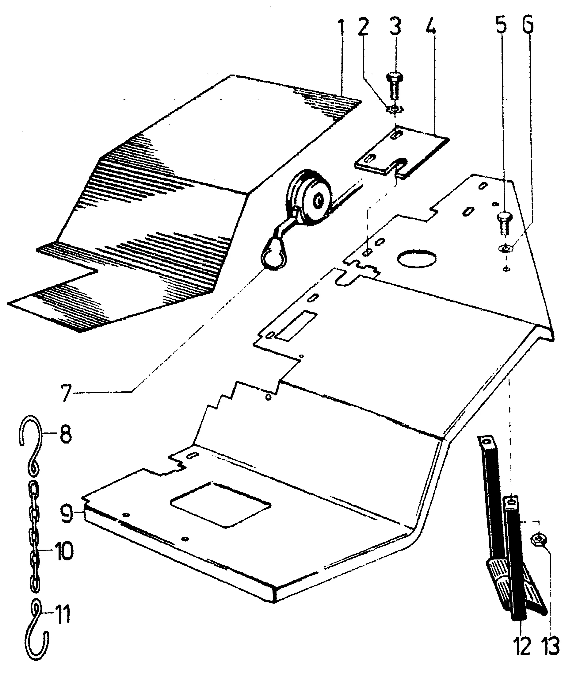Footboard, acceleration mechanism