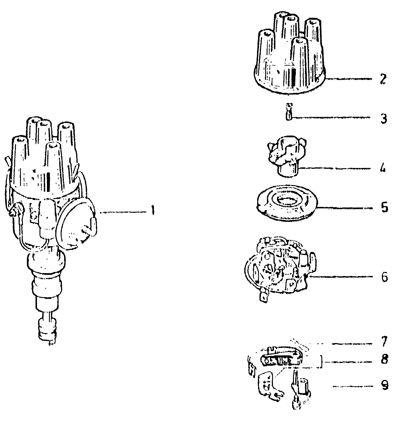 Distributor Ducellier type 847
