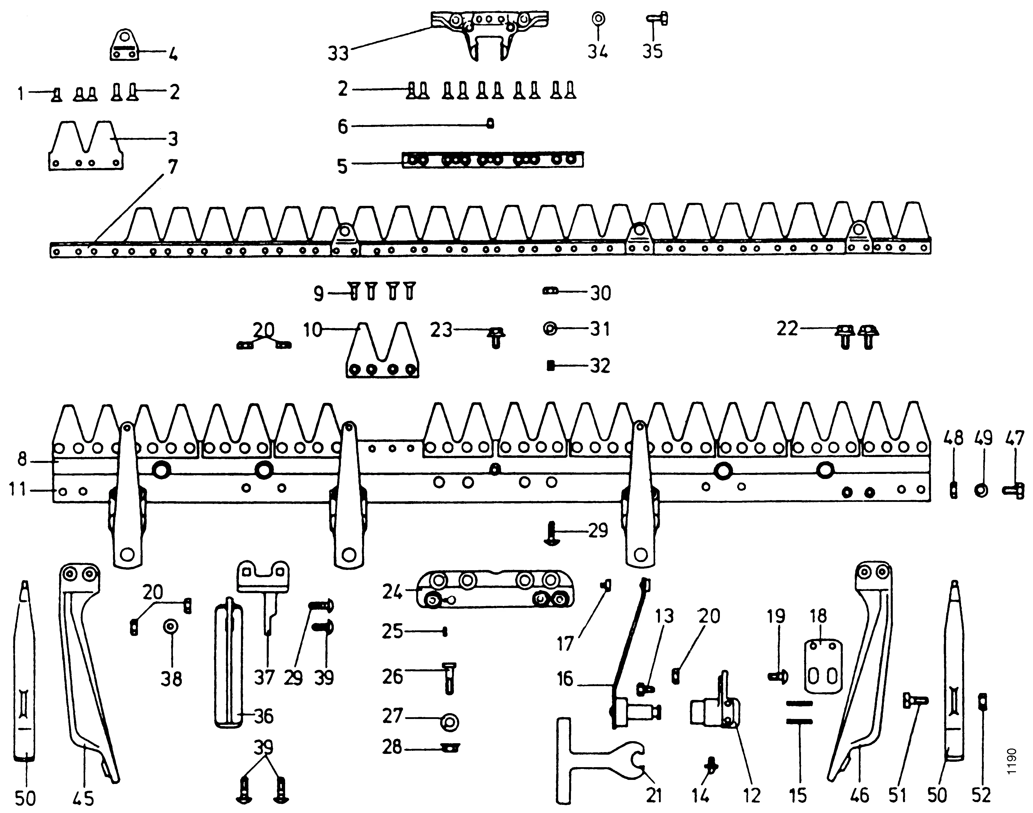 Mähbalken, Kommunal 3447 961