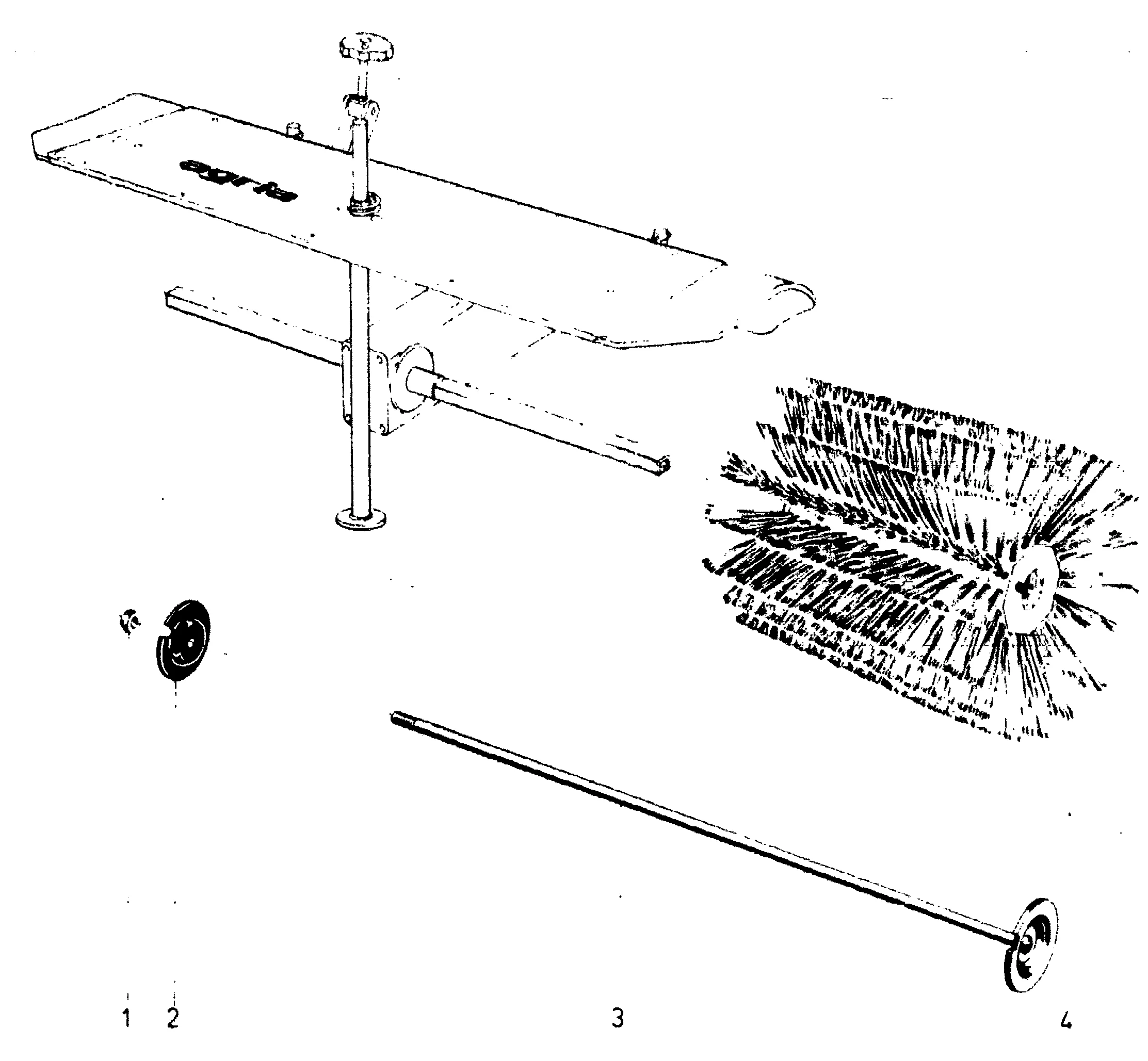 Front sweeping machine 6994 011, 6994 021