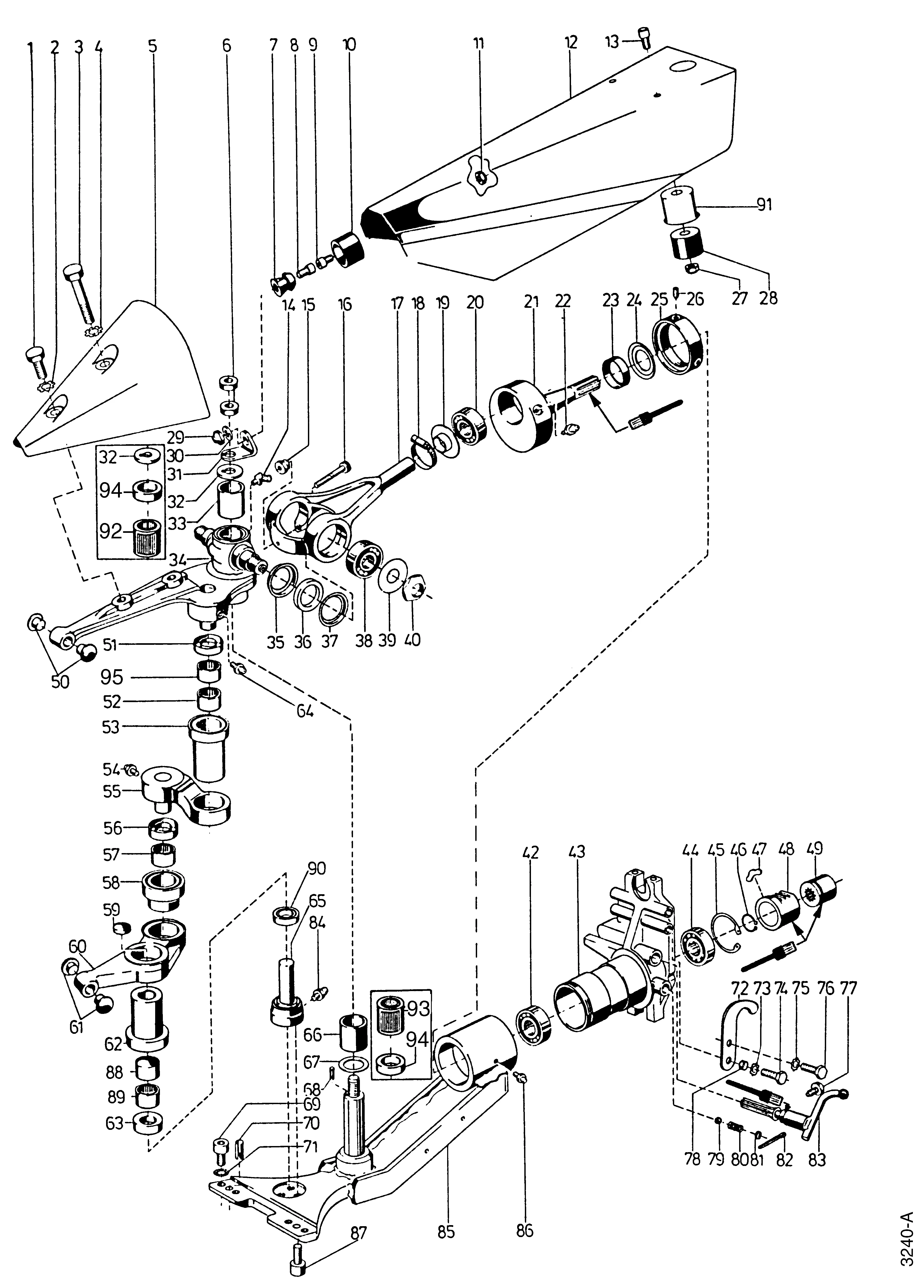 Dispositif de fauchage à entrainement double lames 554