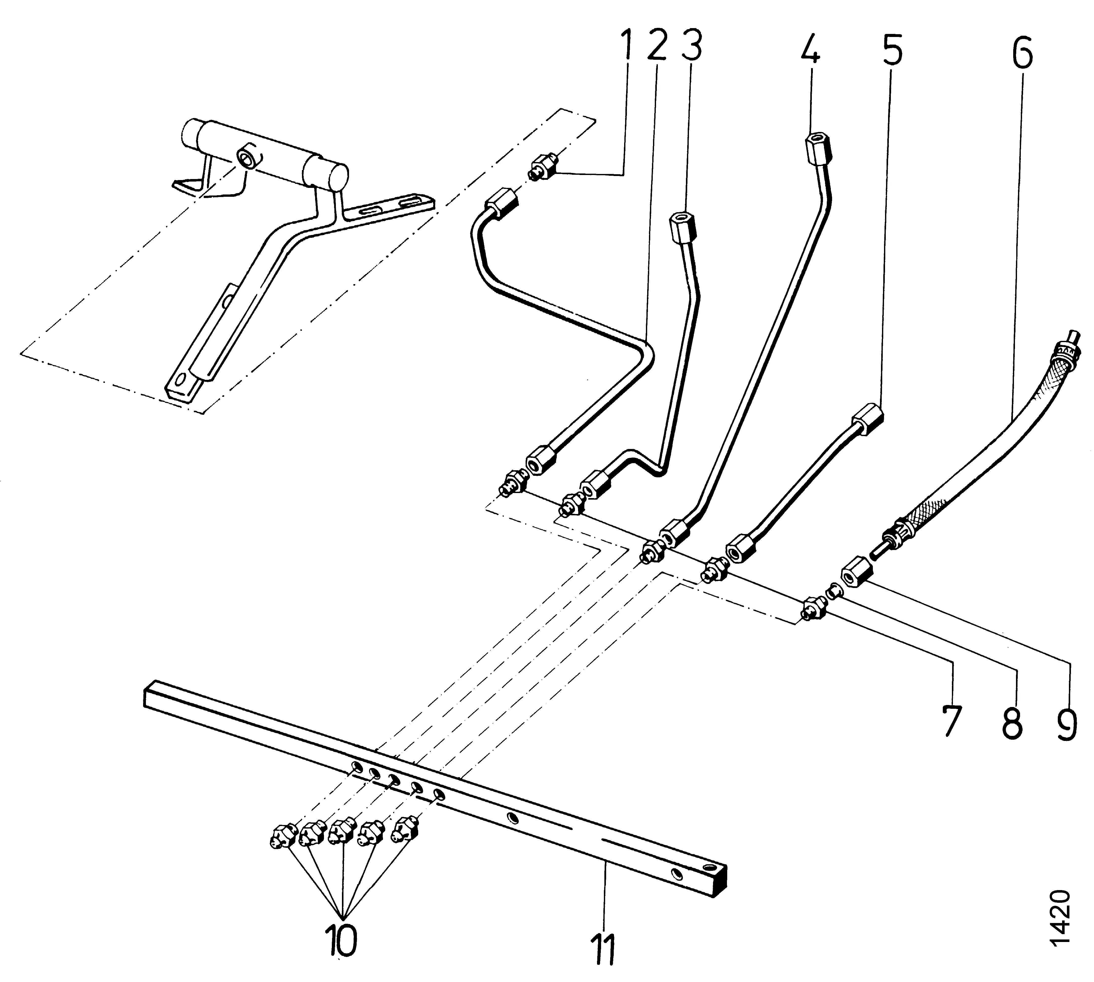 Tuyaux de lubrification