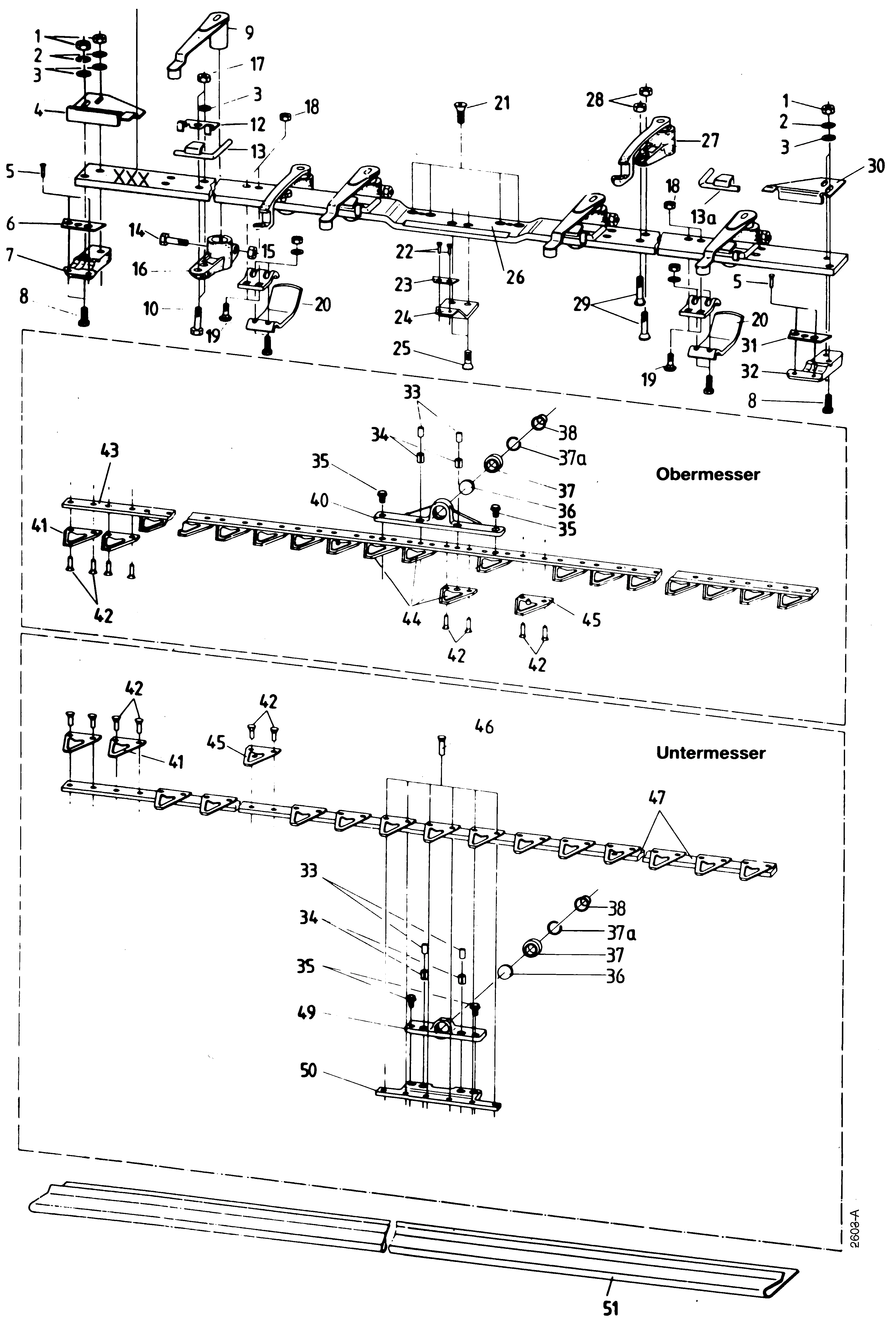 Mähbalken, Doppelmesser BUSATIS 5547 661