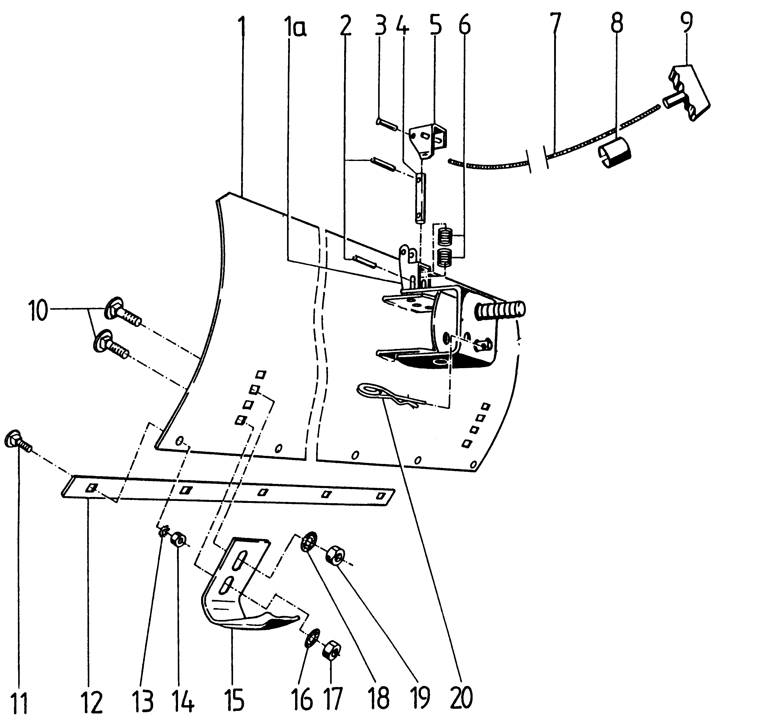 Anbau-Schneeräumer Artikel 0496011