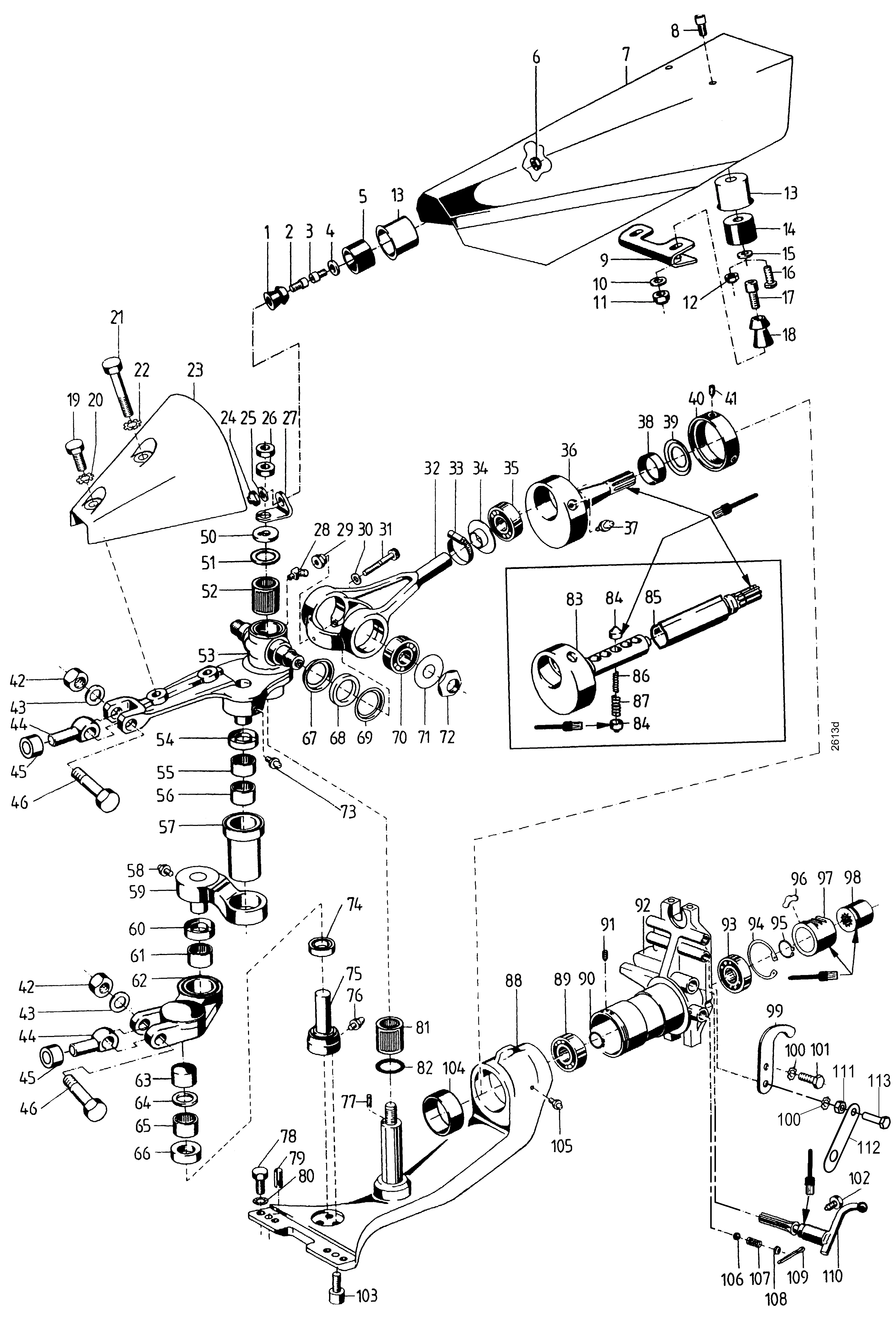 Double knife mowing attachment 5546 551
