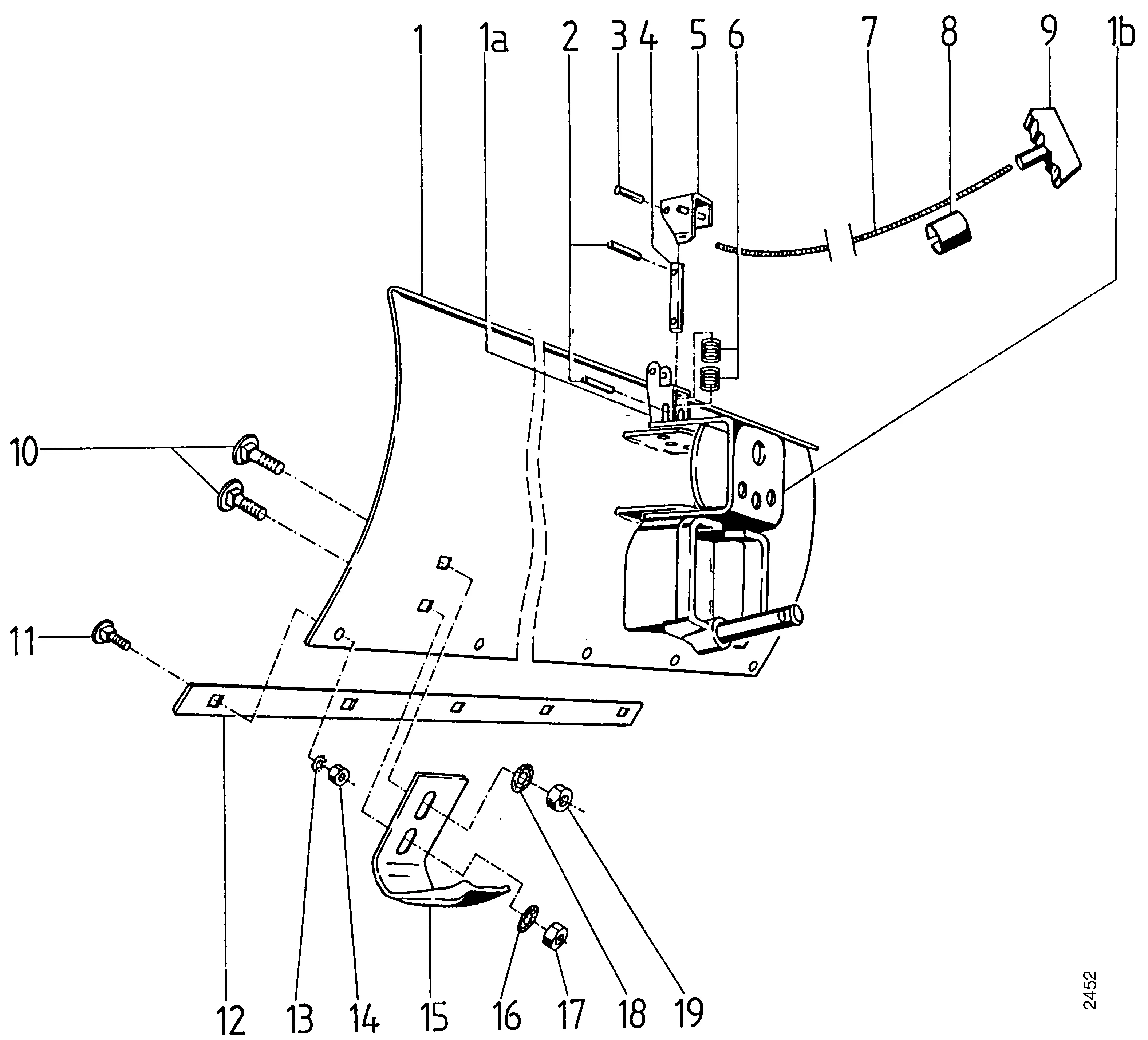 Anbau-Schneeräumer 80 cm 4396 011