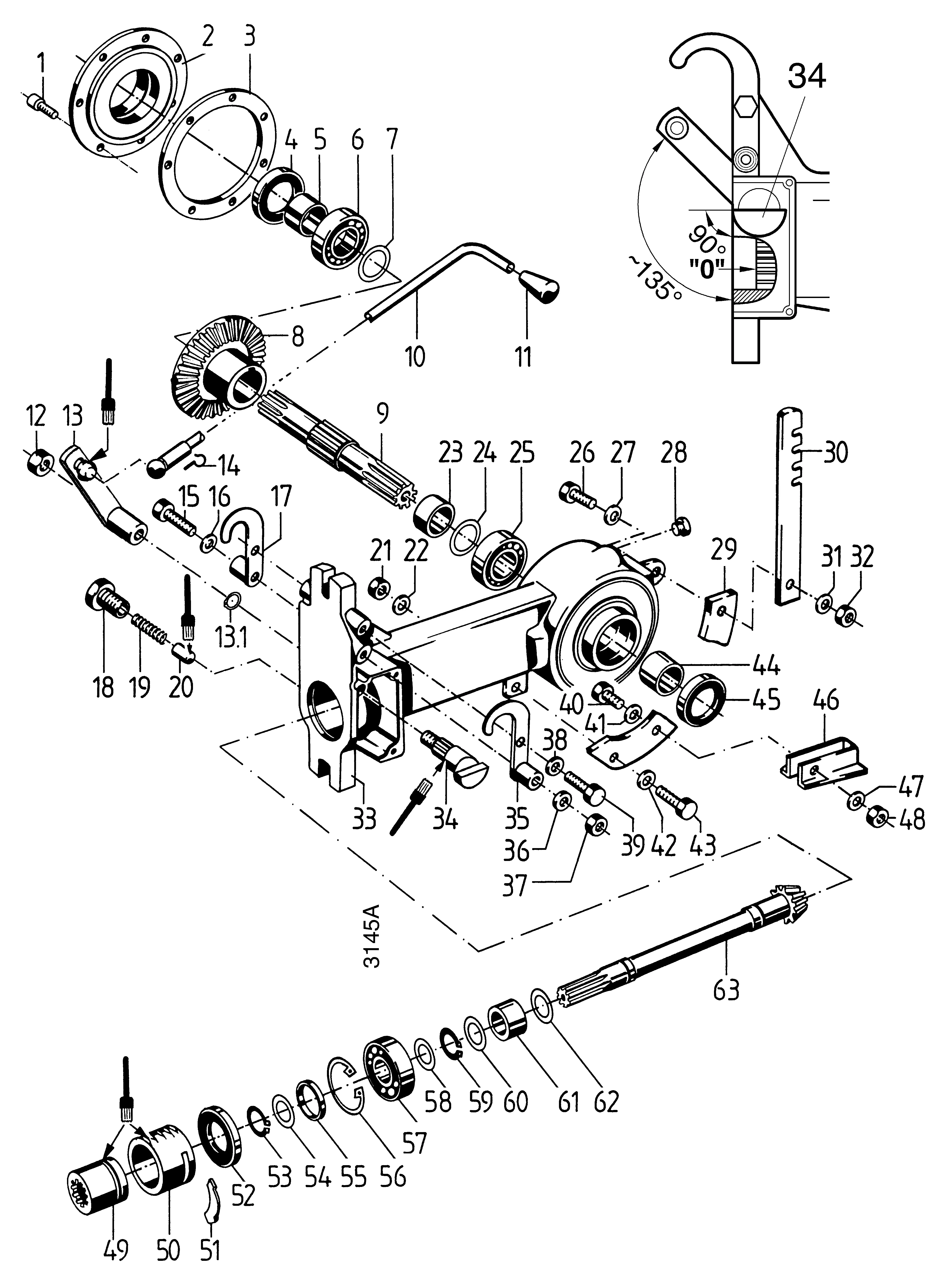 Entraînement binage, éperon 3401 021