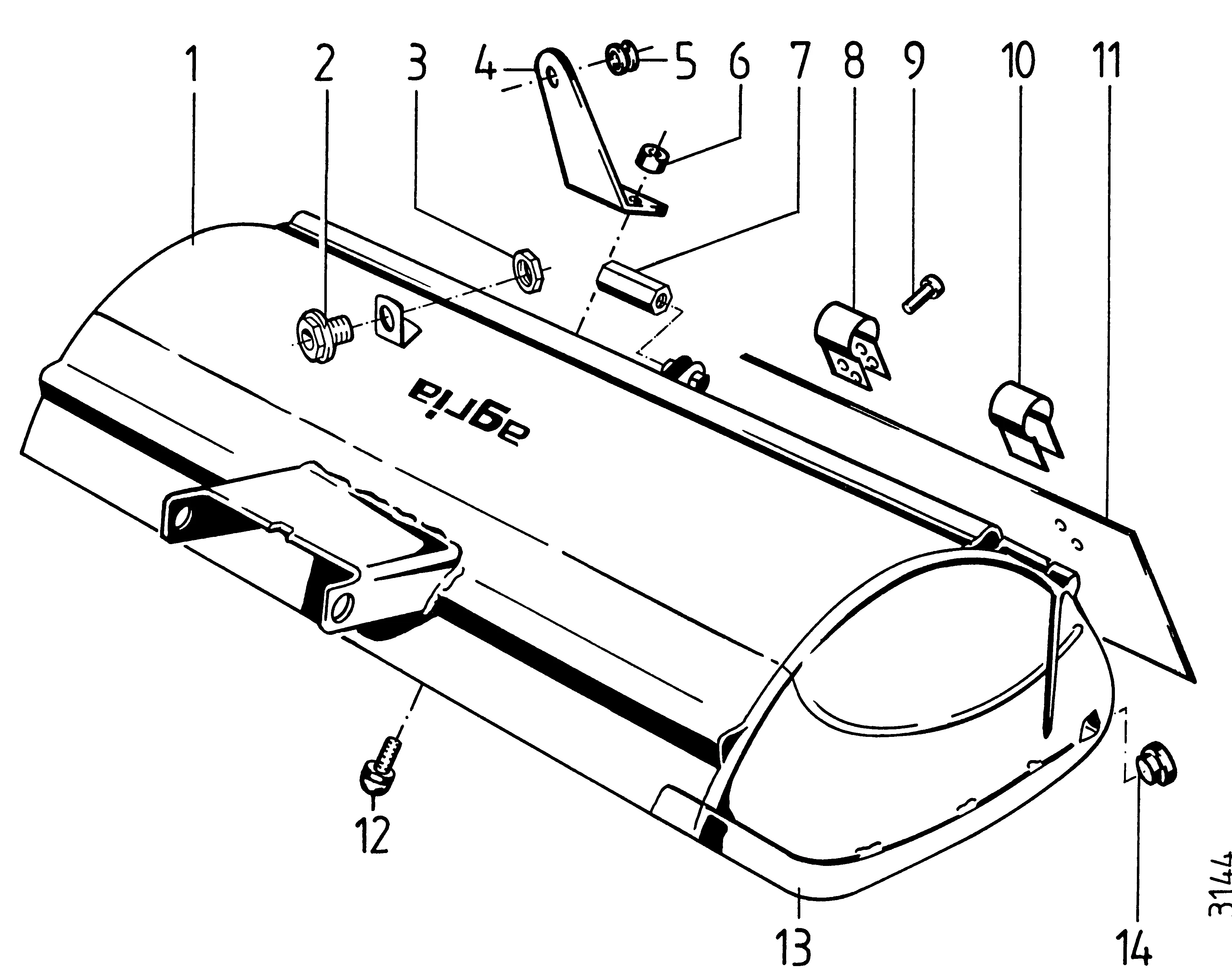 Hackschutzhaube 3410 061