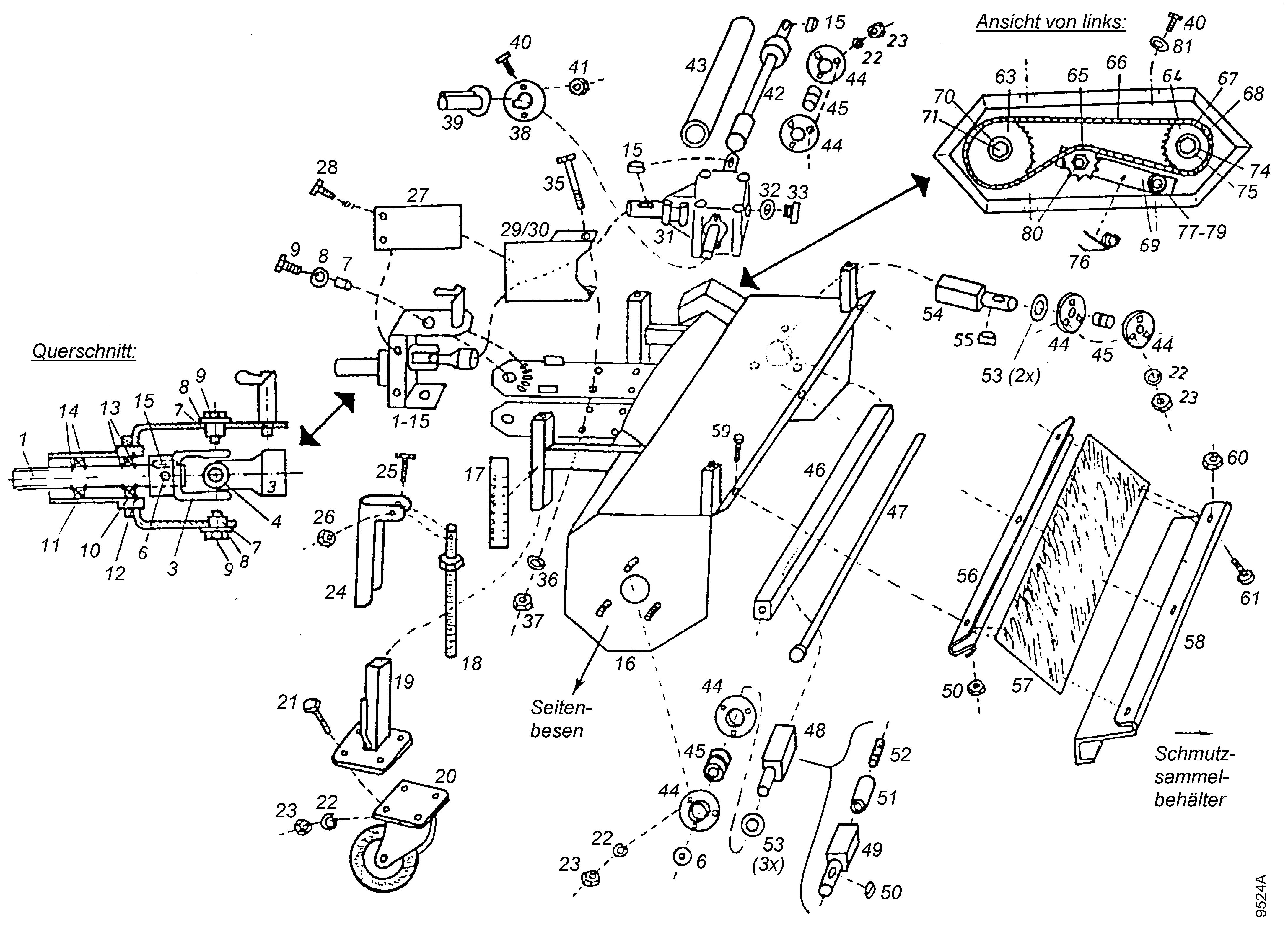 Balayeuse 100 cm FKM 1000E