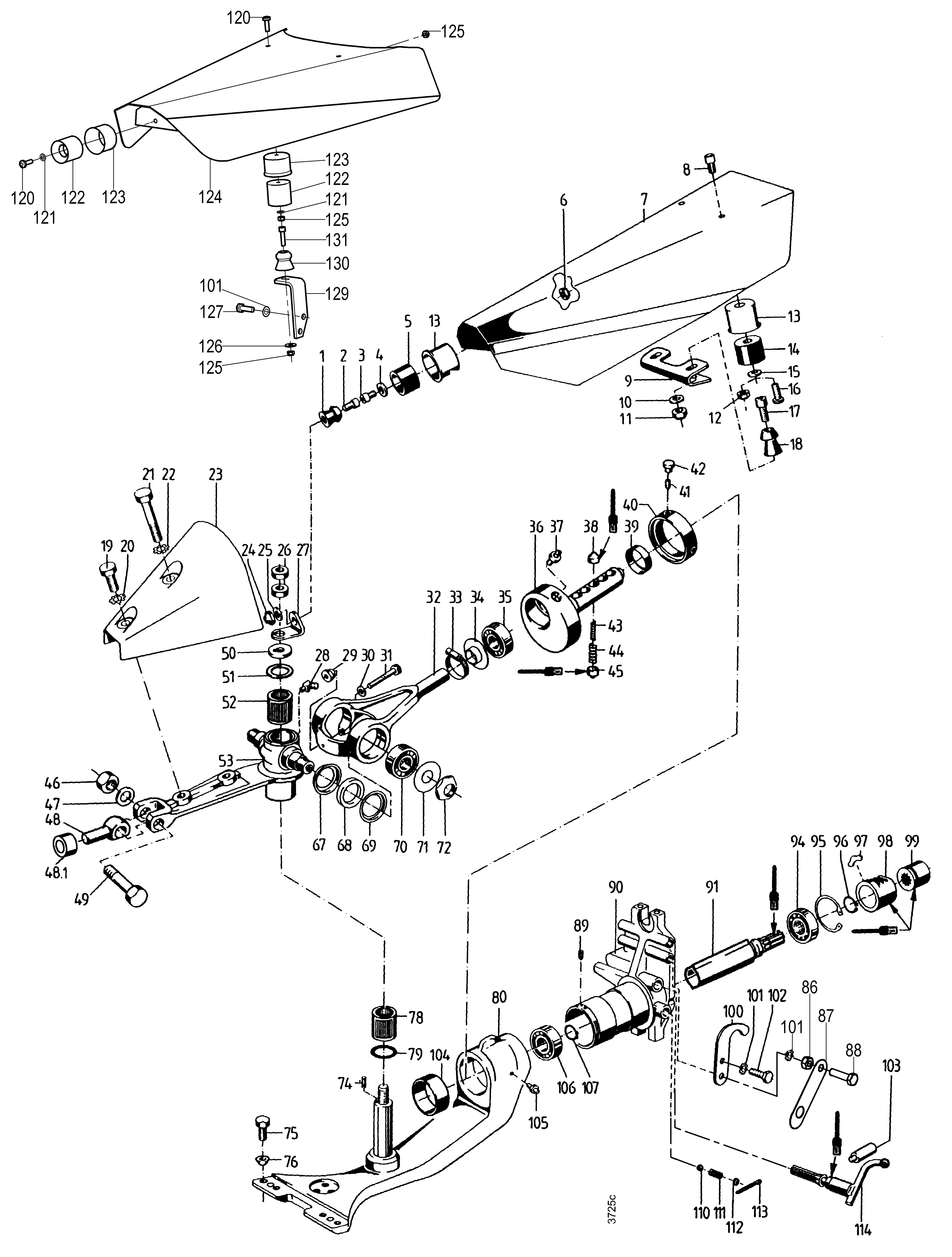 Transmission de coupe oscillante 5546 111
