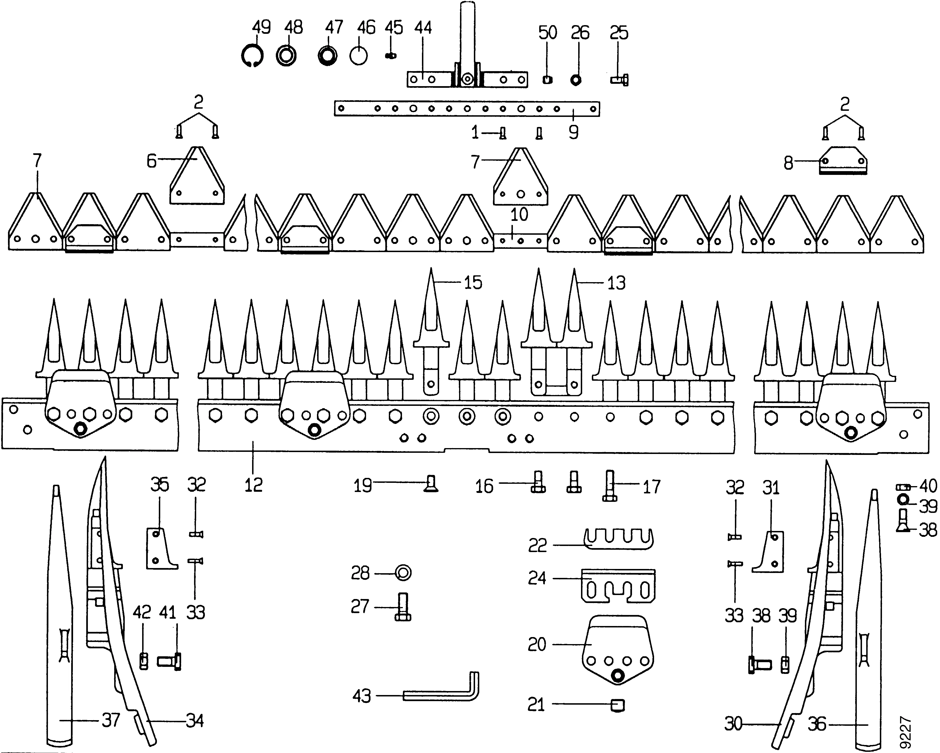 Barre de coupe coupe moyenne 5547 061