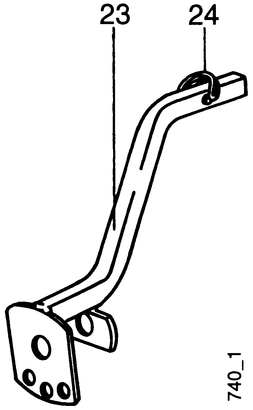 Zwischenträger 0140 011 für Schneeschieber