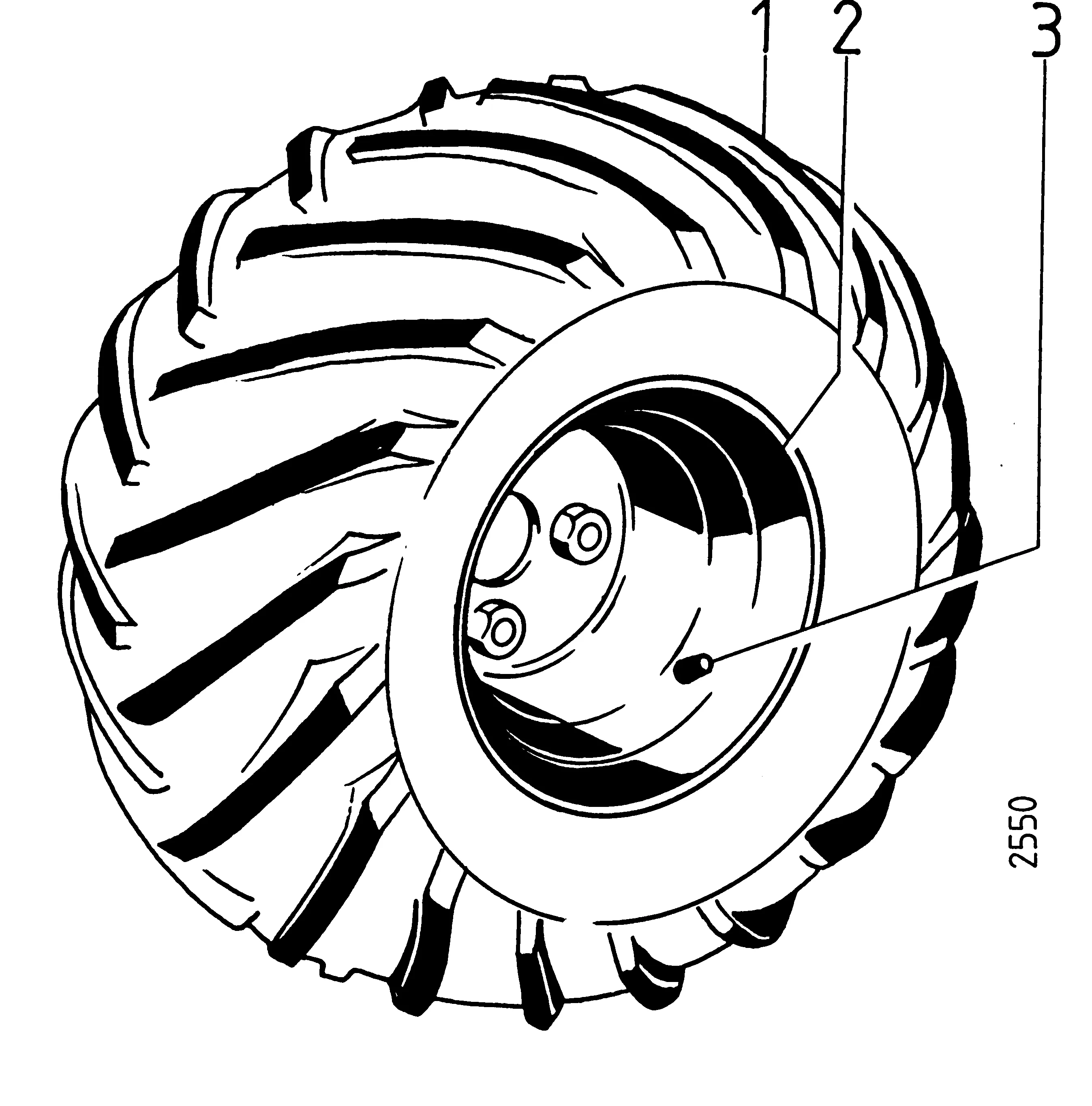 Roues motrices terra grip