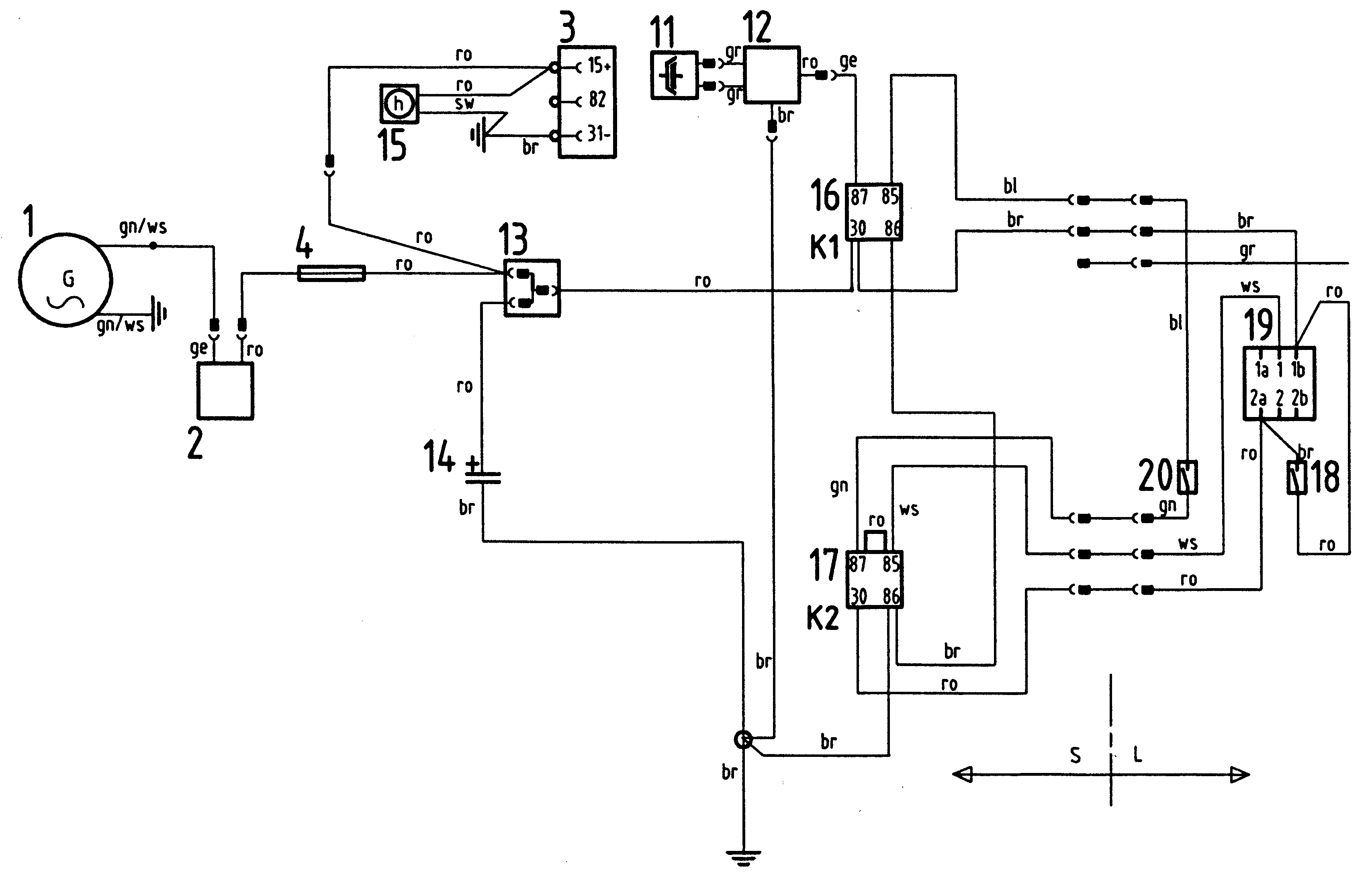 Elektroplan, Yanmar L100 Rev.-Start