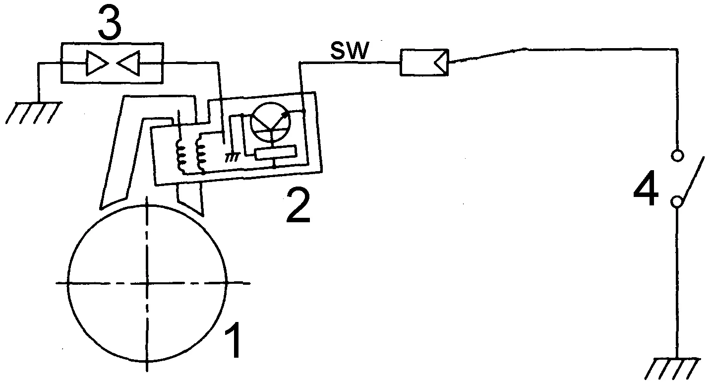 Elektro-Schaltplan 4-Takt Motor