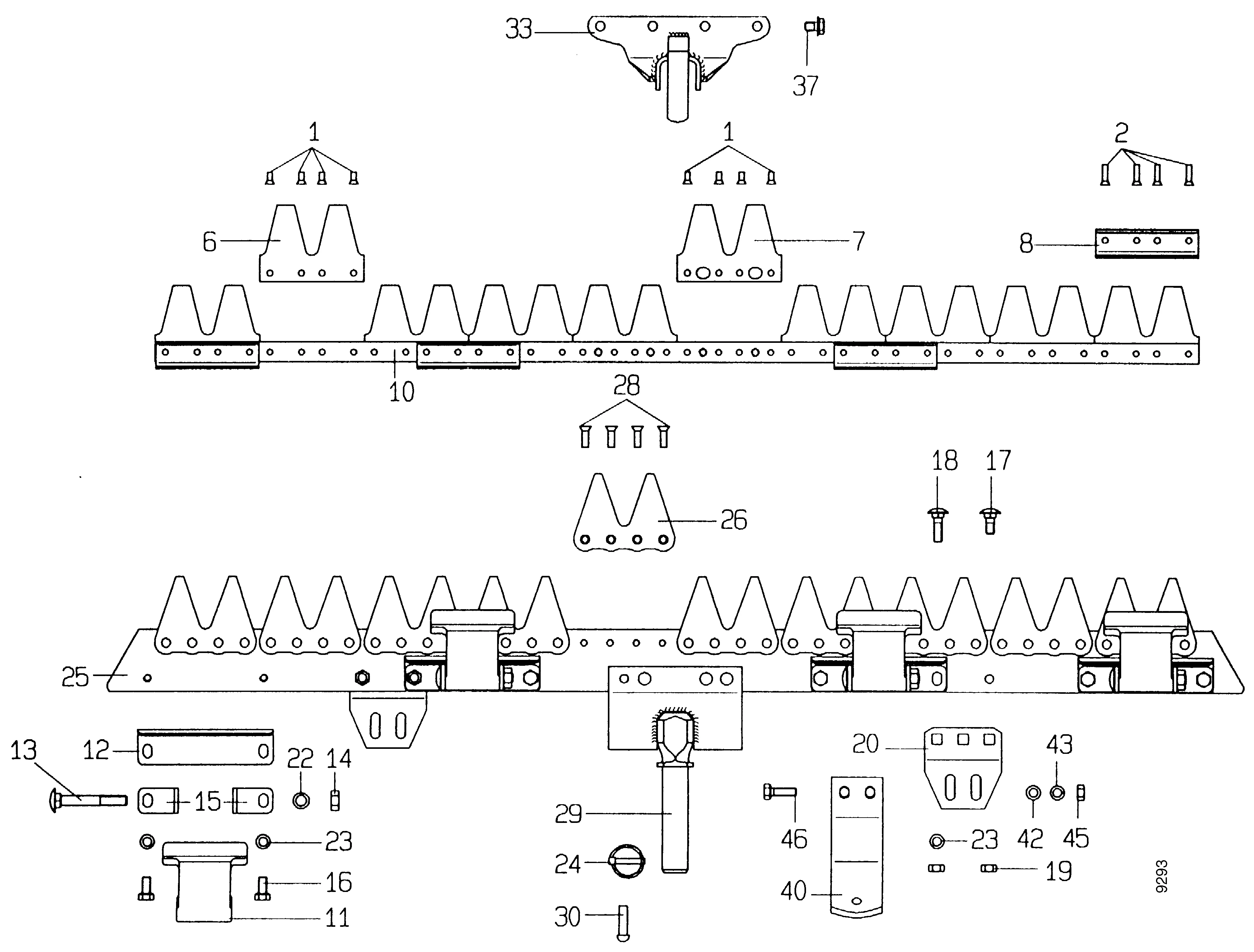 Barre de coupe universelle-SC 0447 651