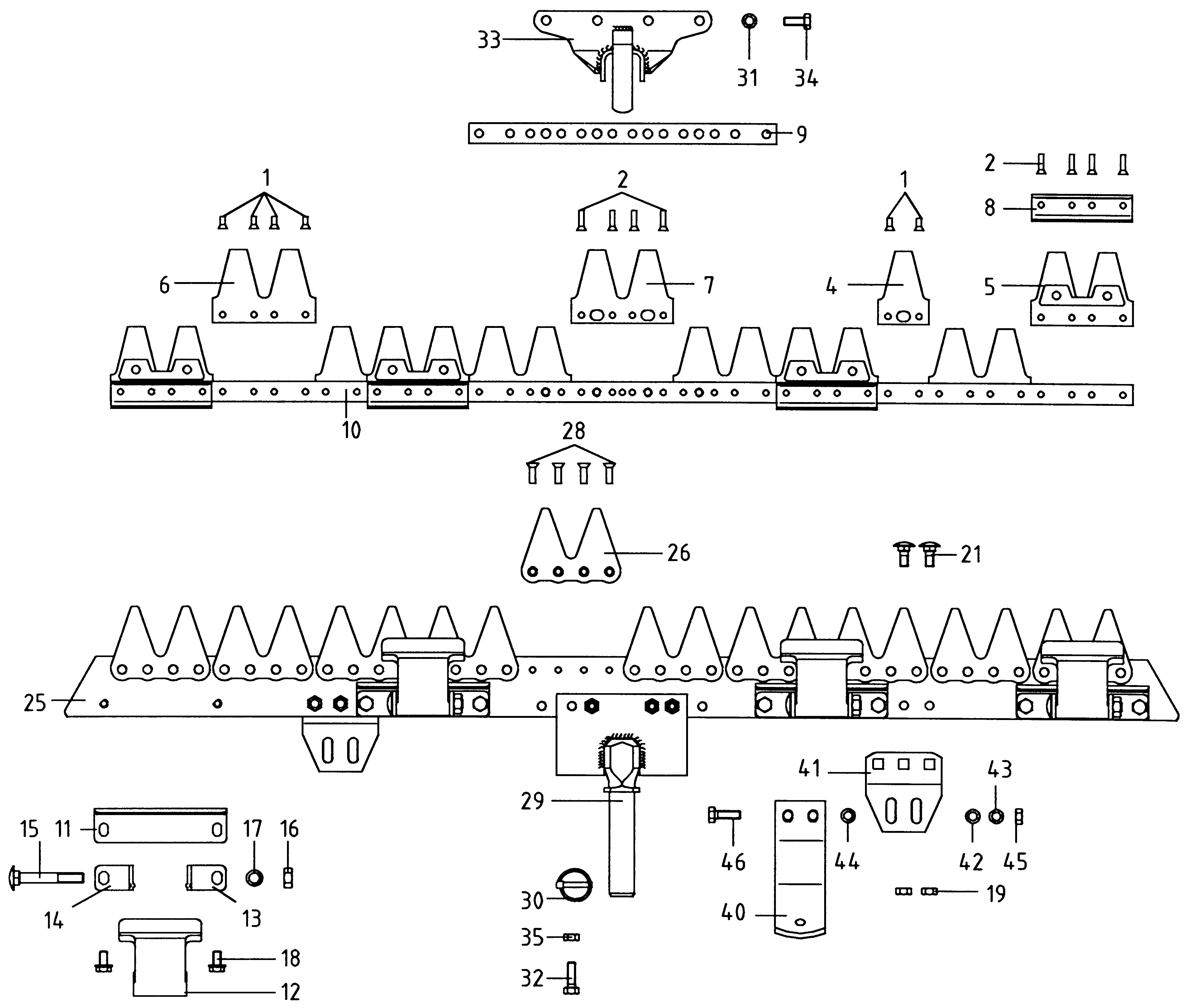 Barre de coupe universelle-SC Plus 4347 623