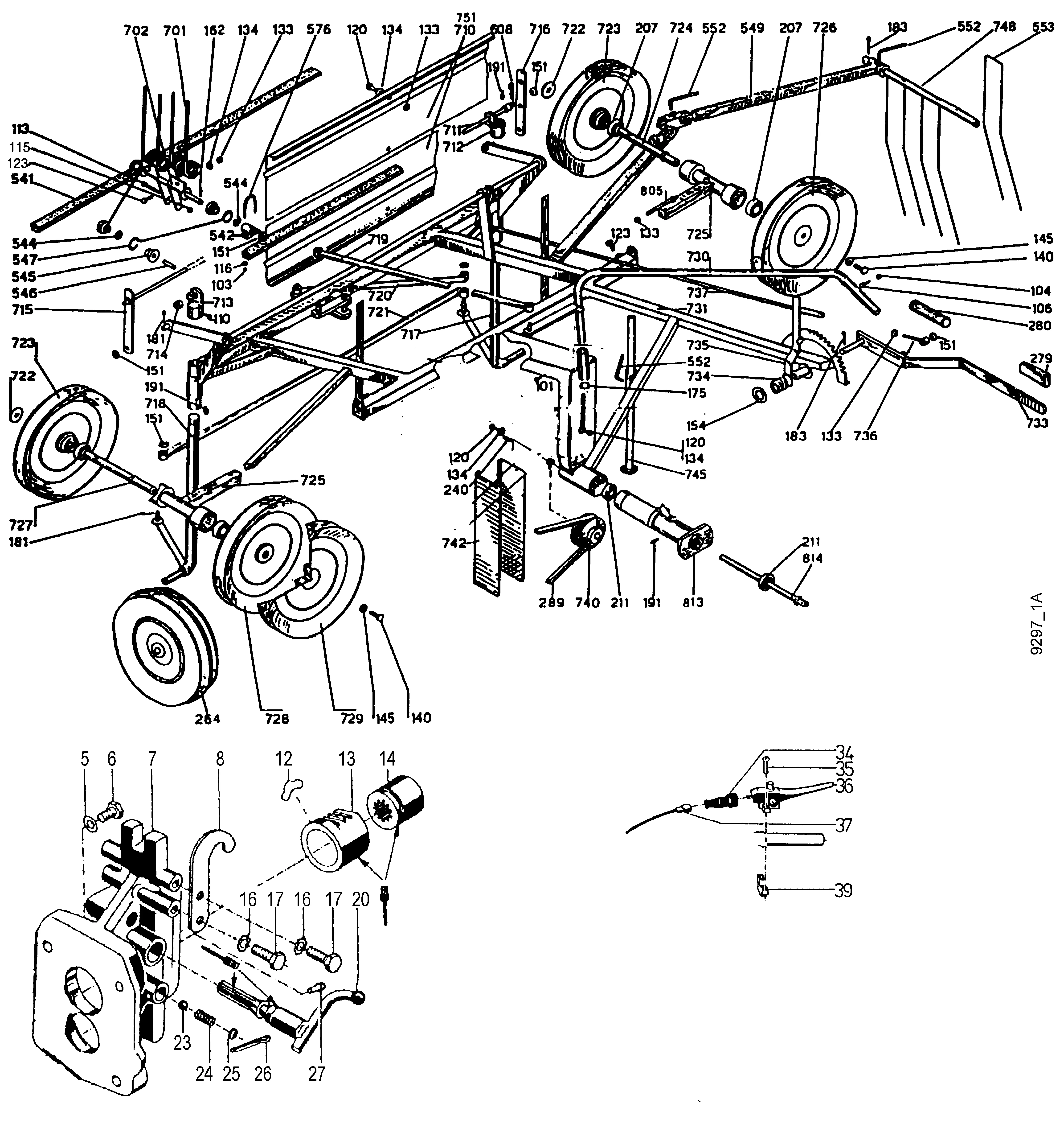 Râteau faneur 1,60 m 5529 031