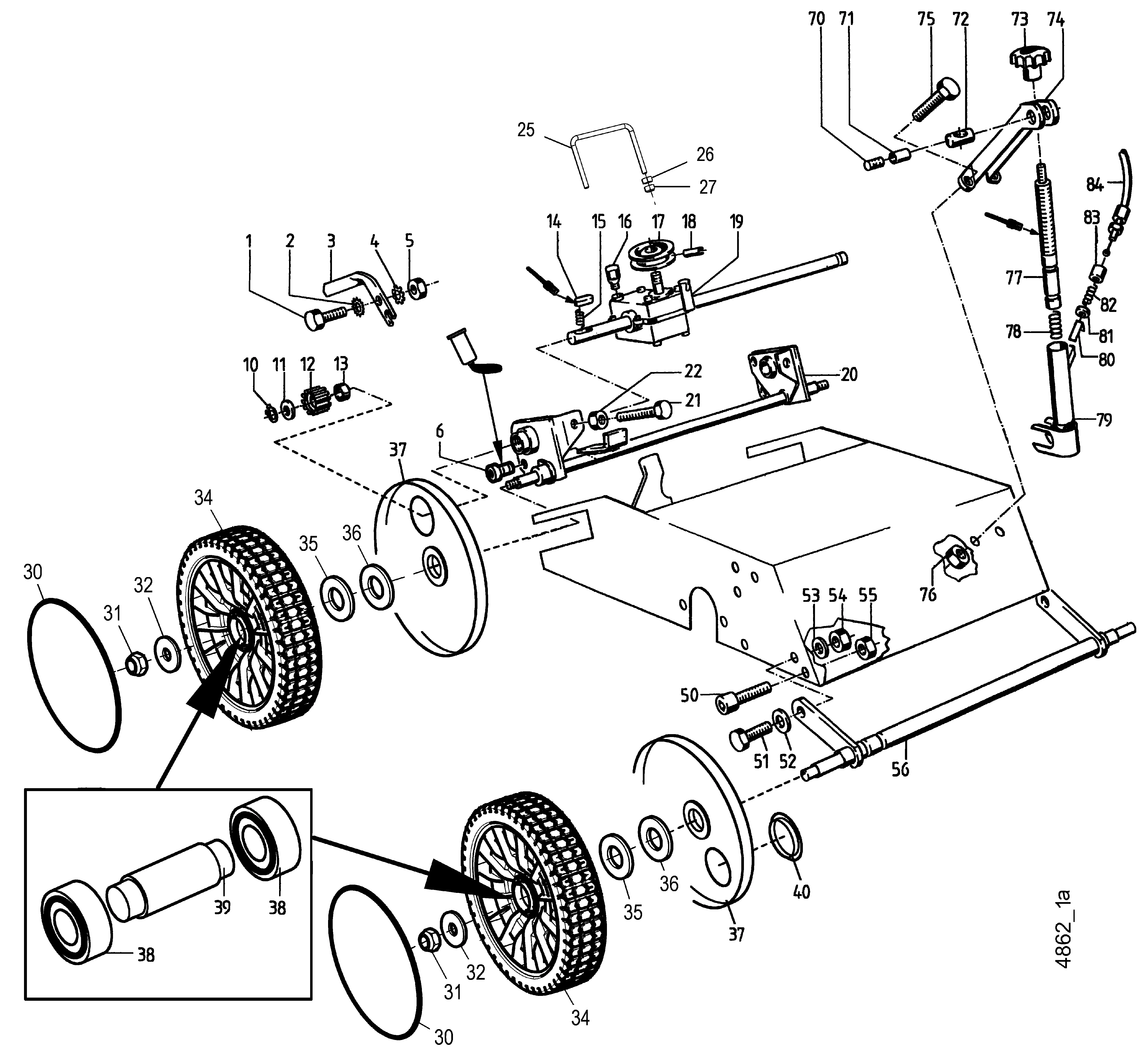 Hinterradantrieb, Vorderradträger