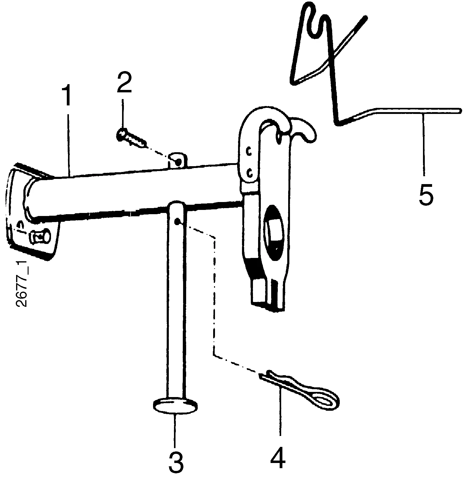 Support intermédiaire pour chasse neige