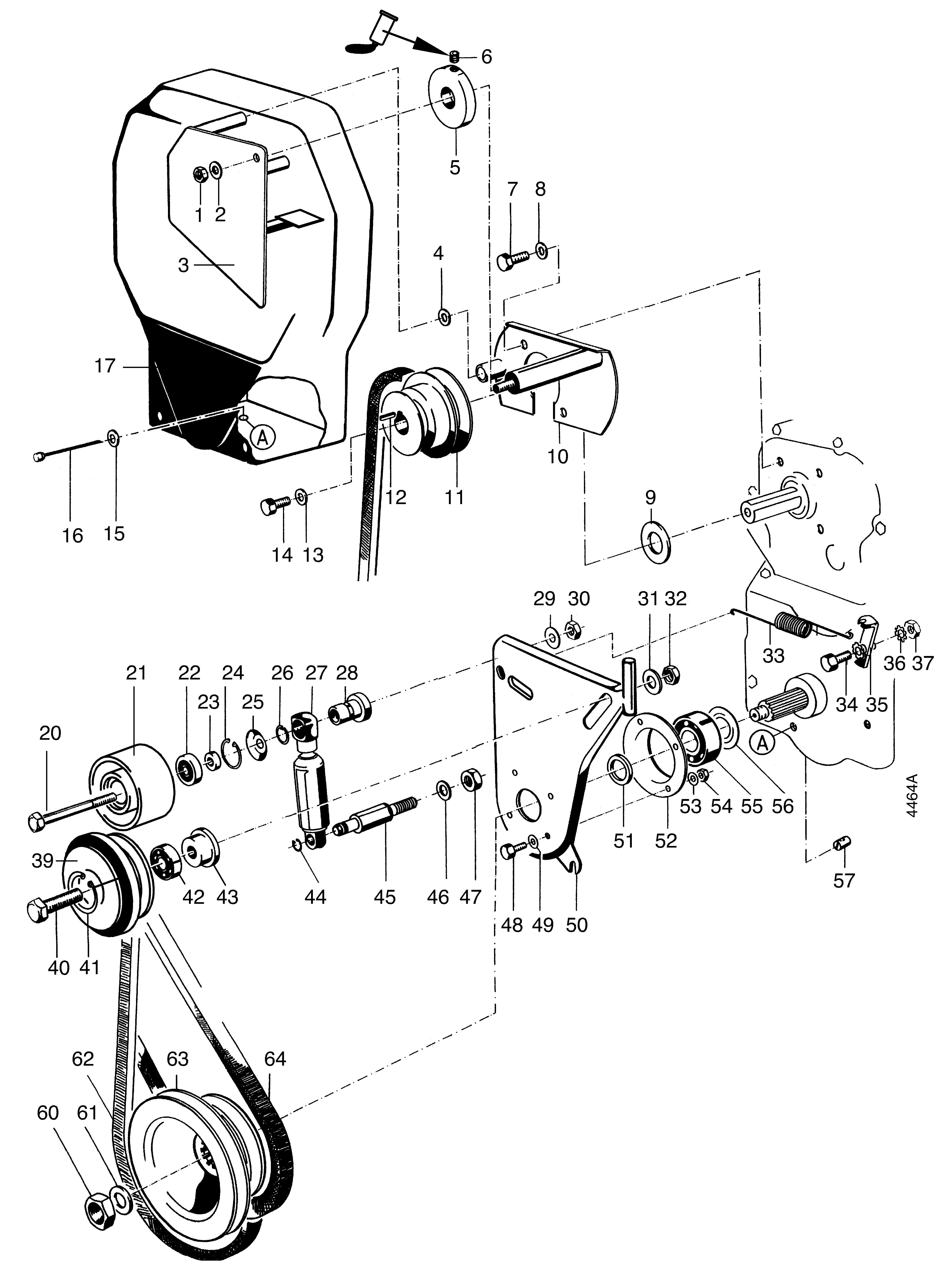 Keilriemenantrieb, Kupplung, 3-Gang, Honda