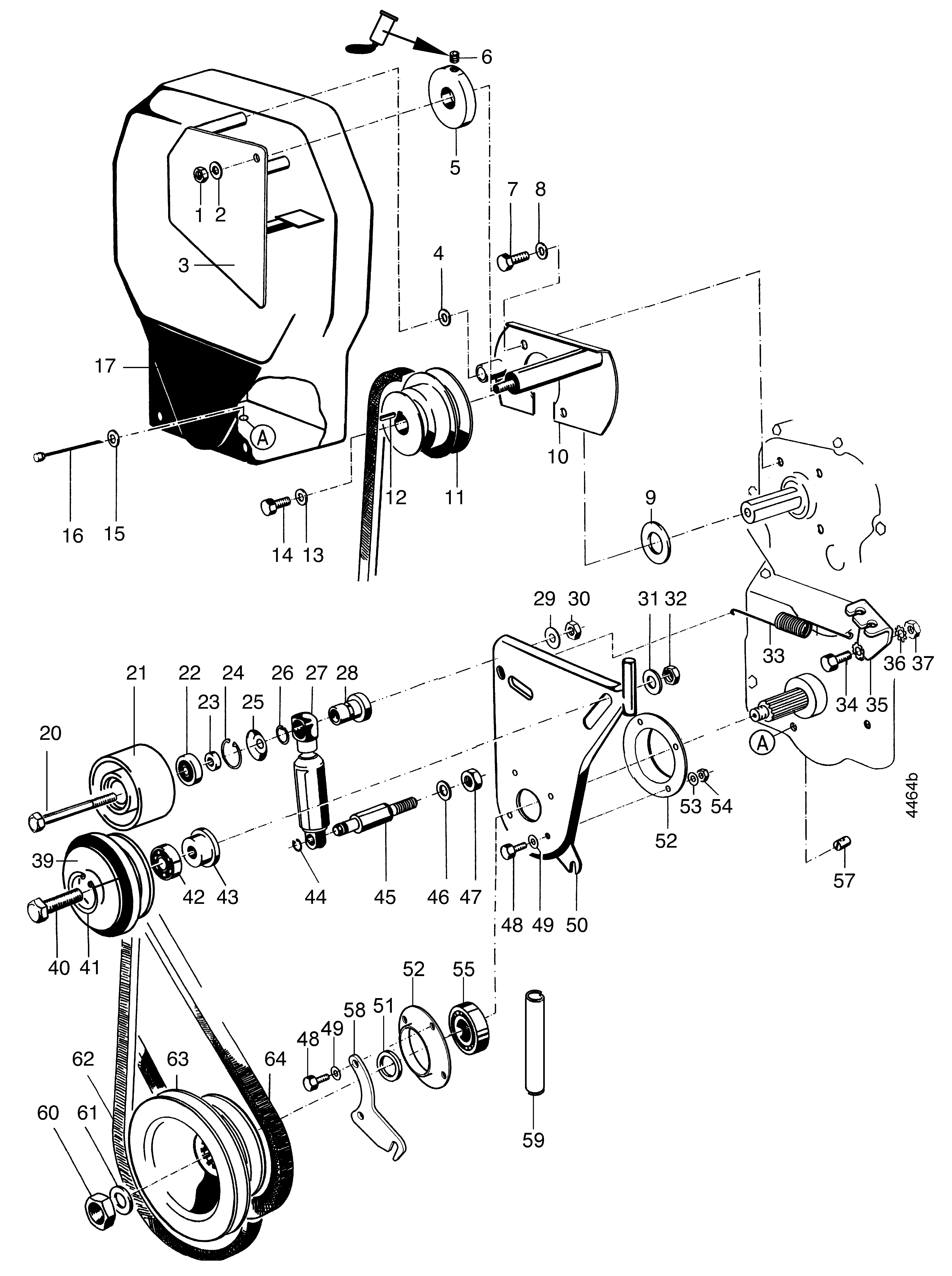 Keilriemenantrieb, Kupplung, 3-Gang, Honda