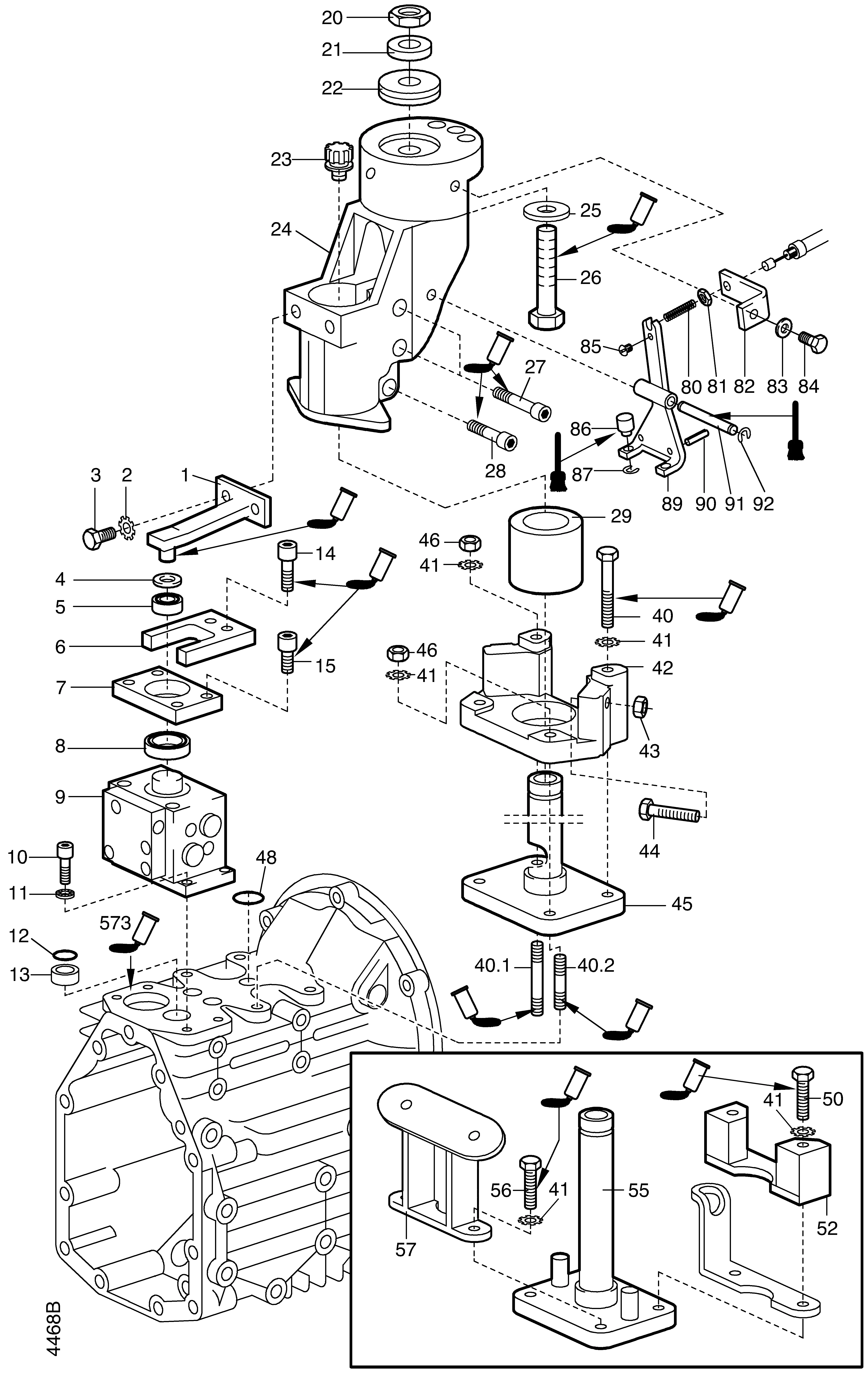 Tourelle de direction, valve de direction, LV11 - LV13