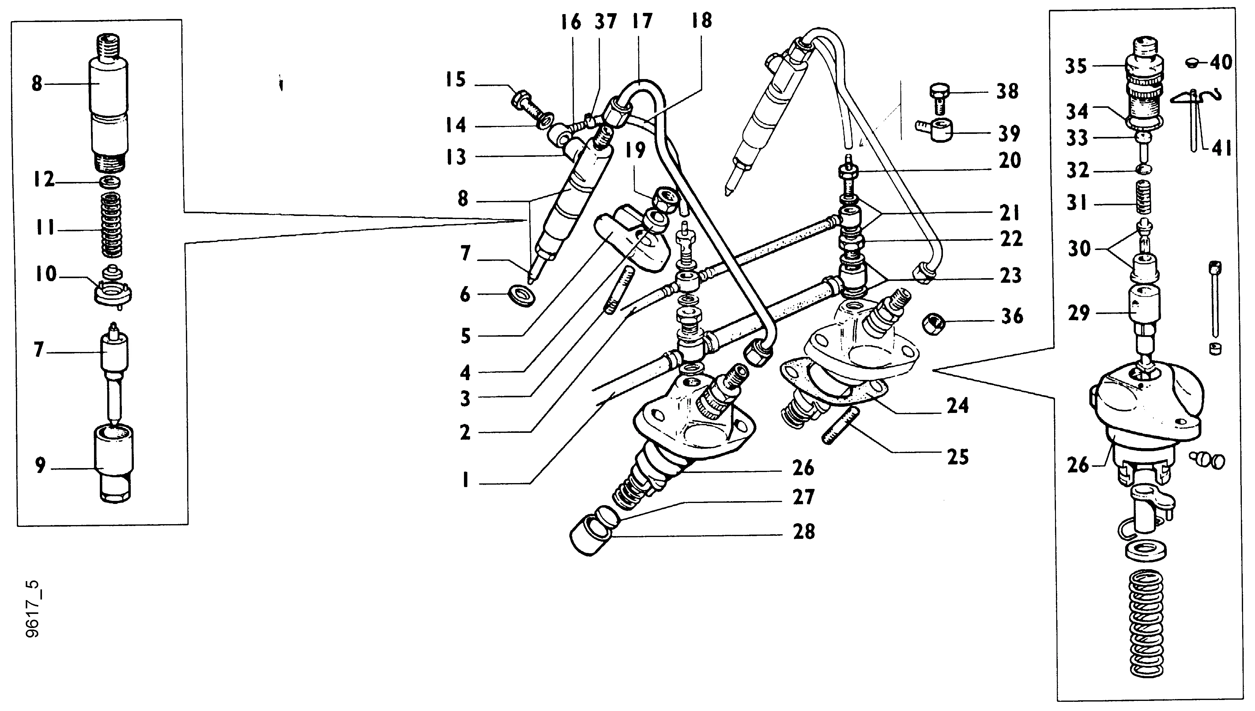 Pompe d'injection, Injecteur