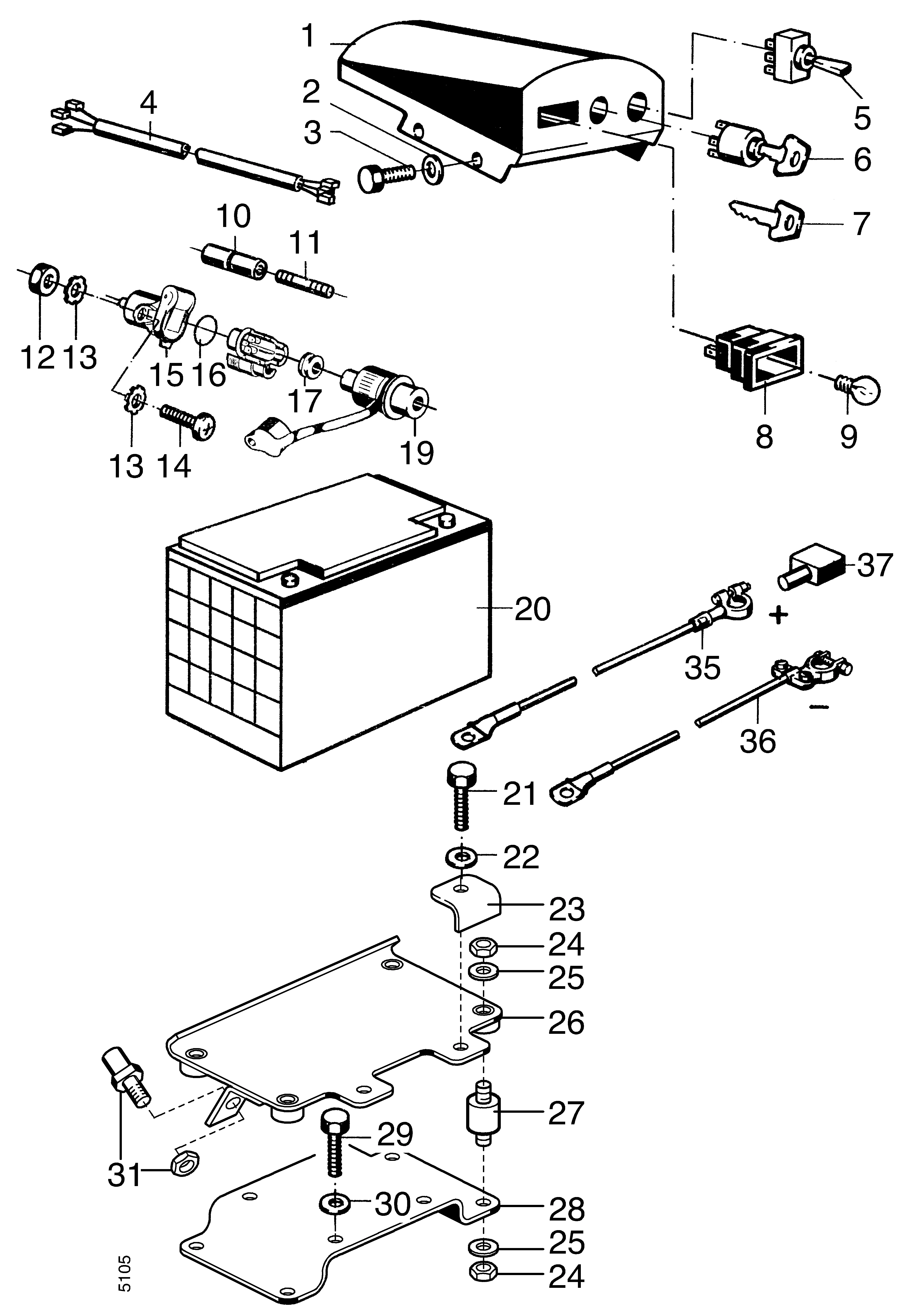 Equipement électrique 3700 721