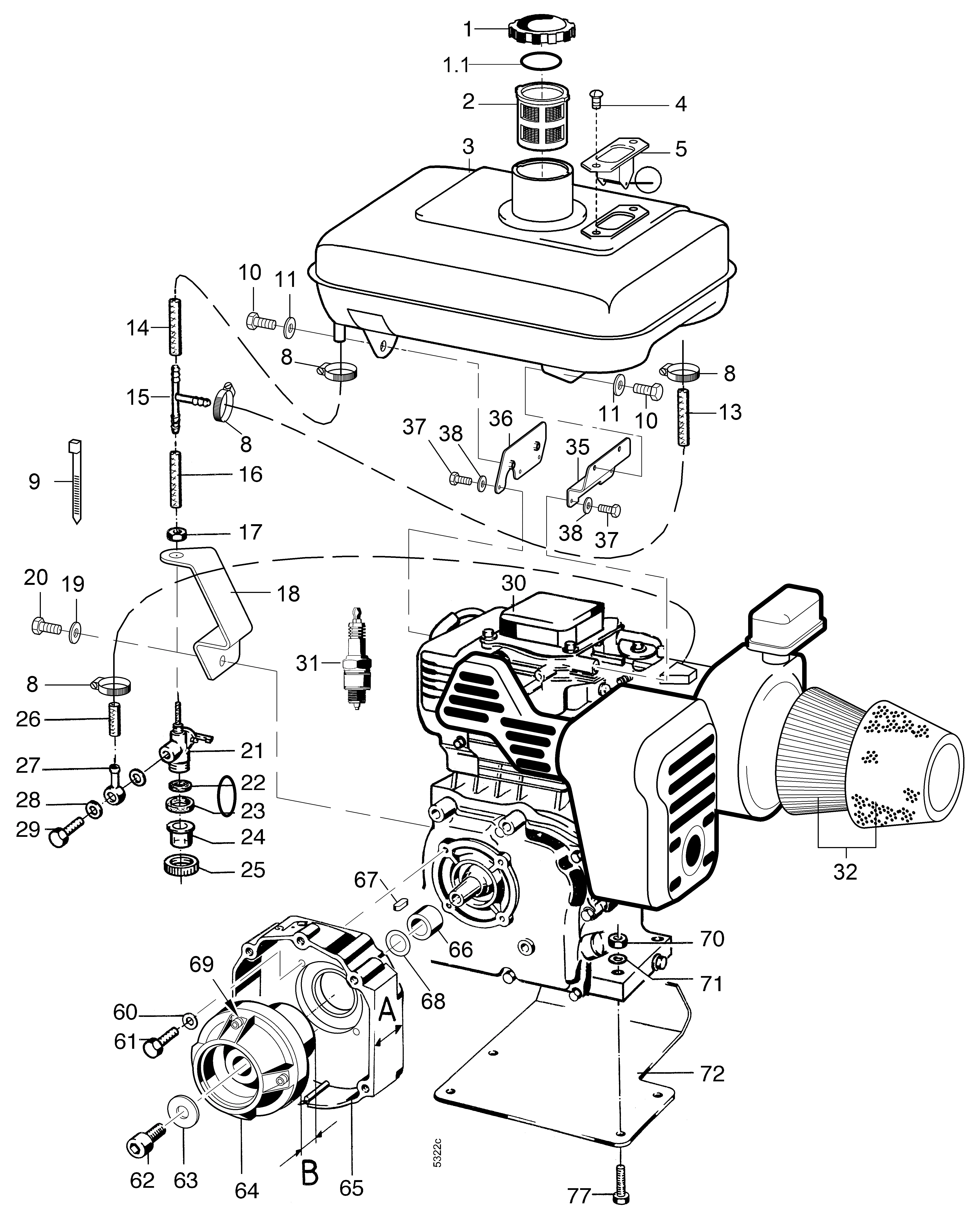 Motoranbau, Robin EH17-2