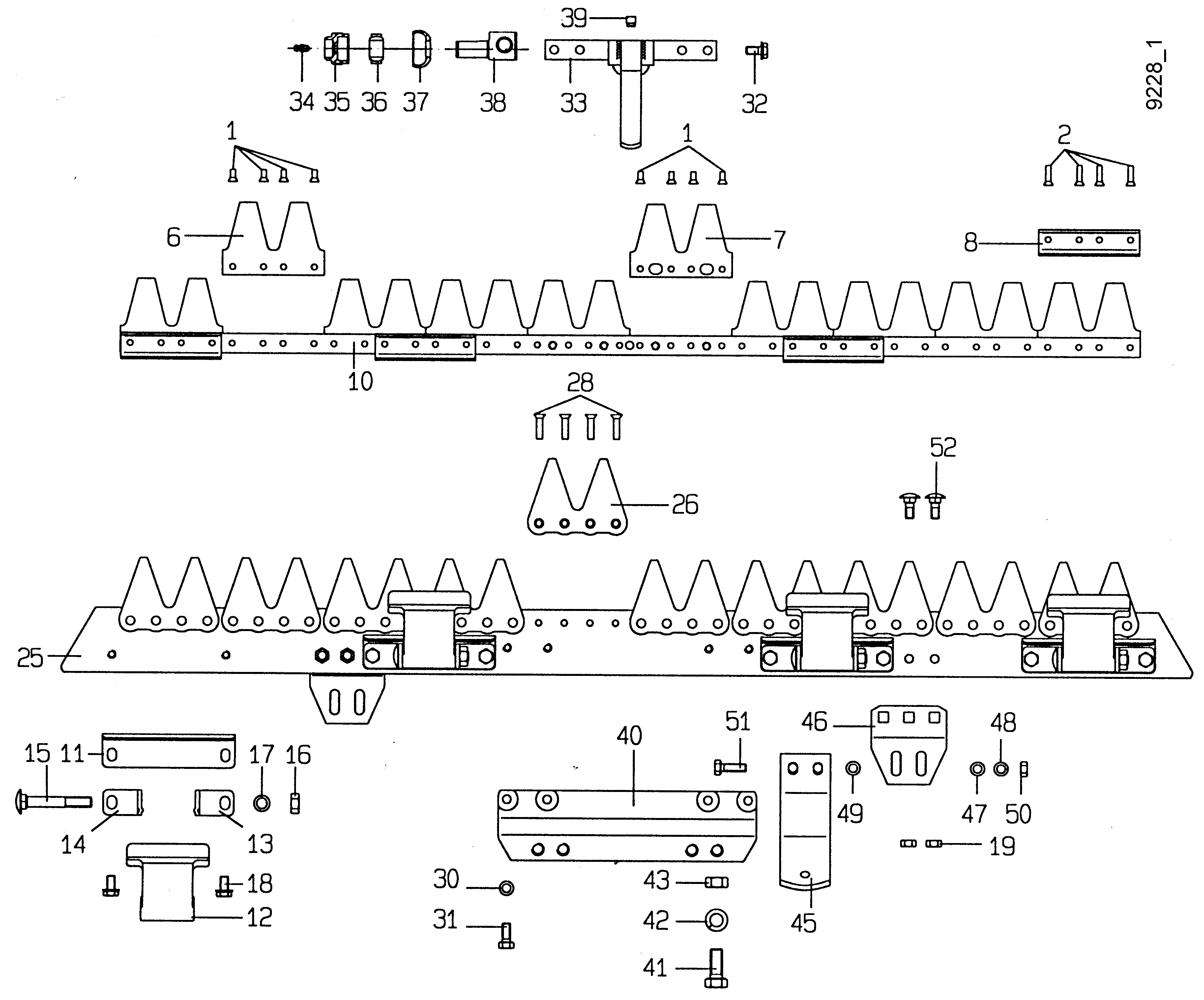 Mähbalken, Universal-SC 5547 862