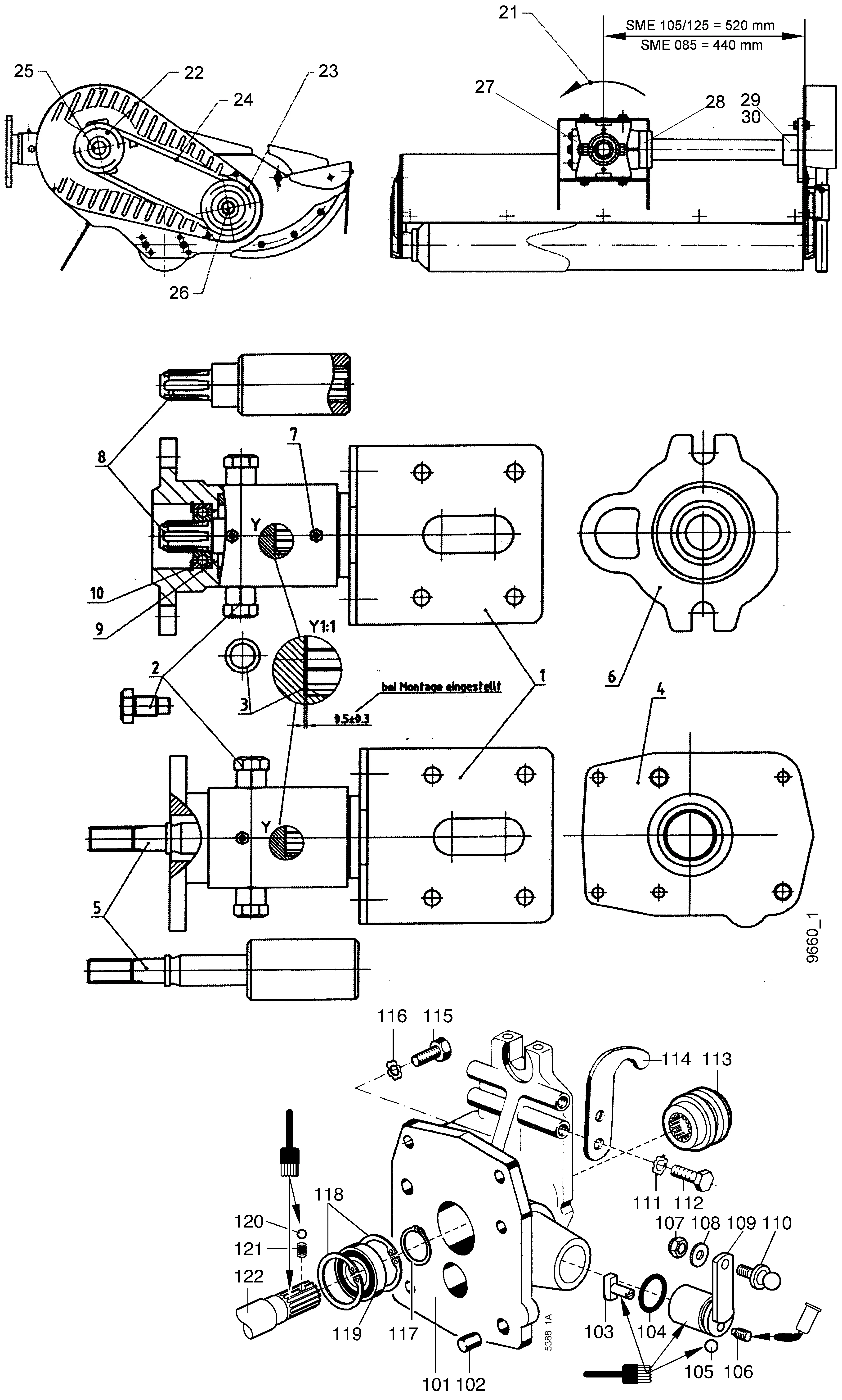 Anbau-Safety-Mulcher, Entraînement