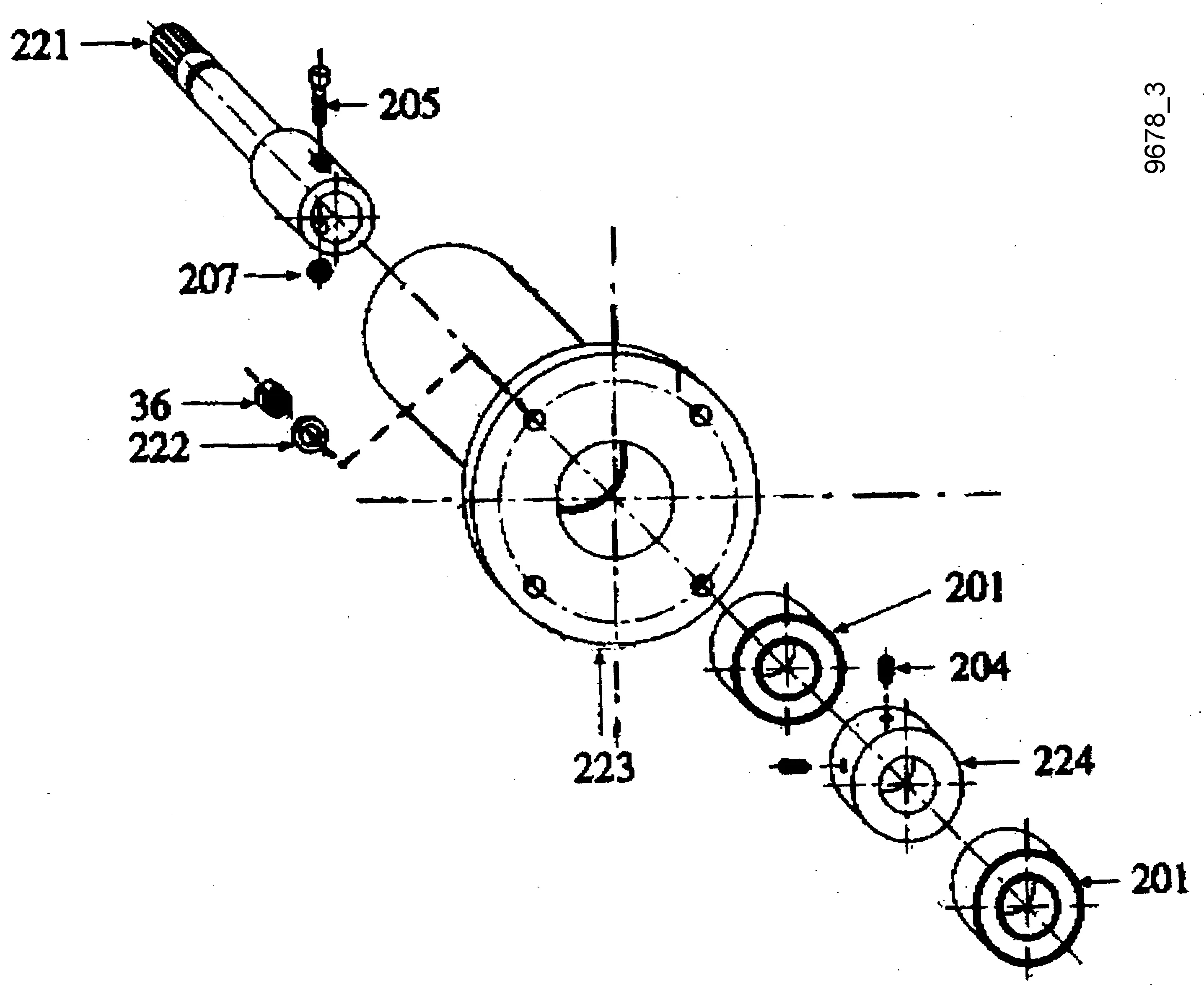 Anbau-Schneefräse, Anbauflansch Artikel 3695021
