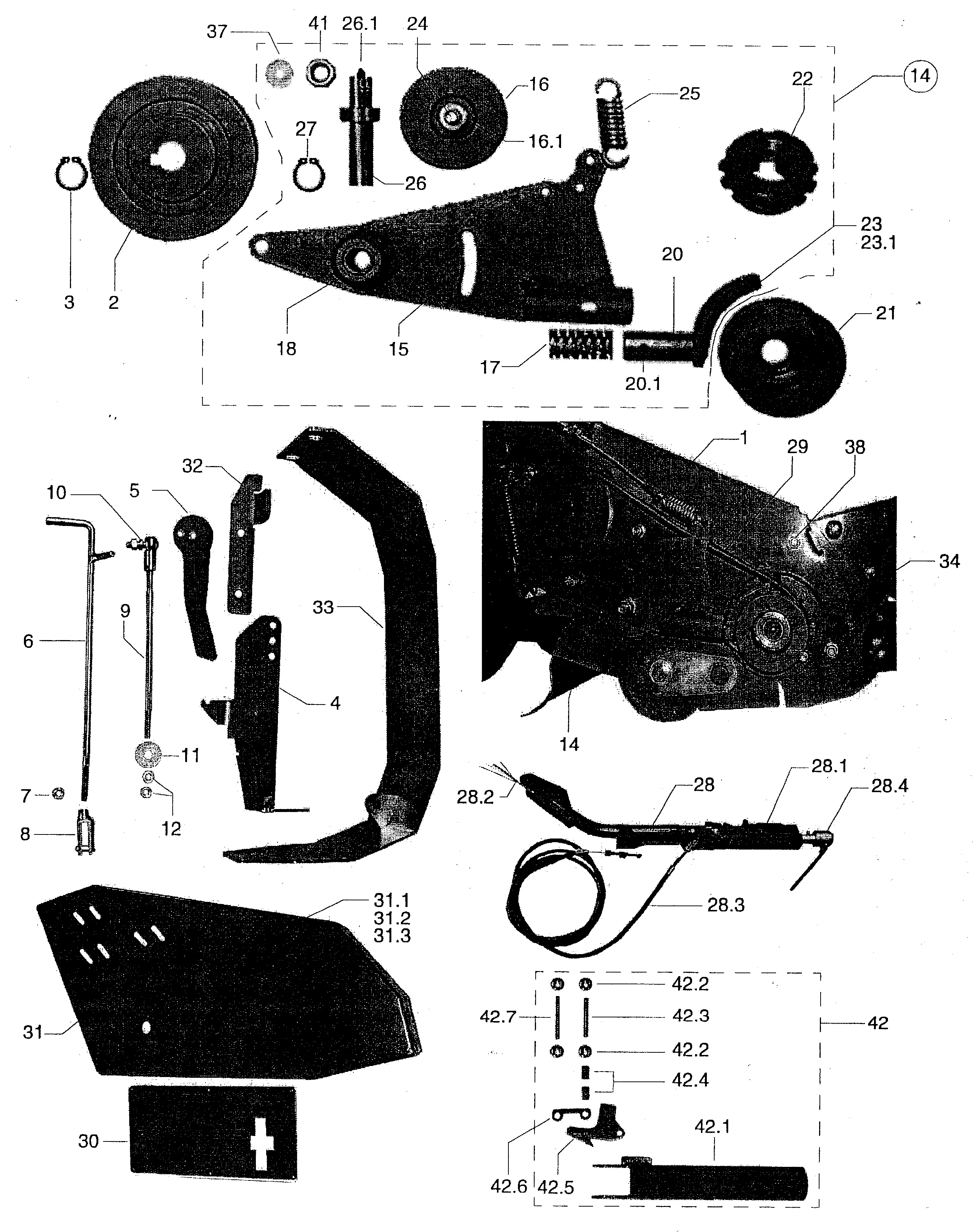 Jeu pièces transform.
