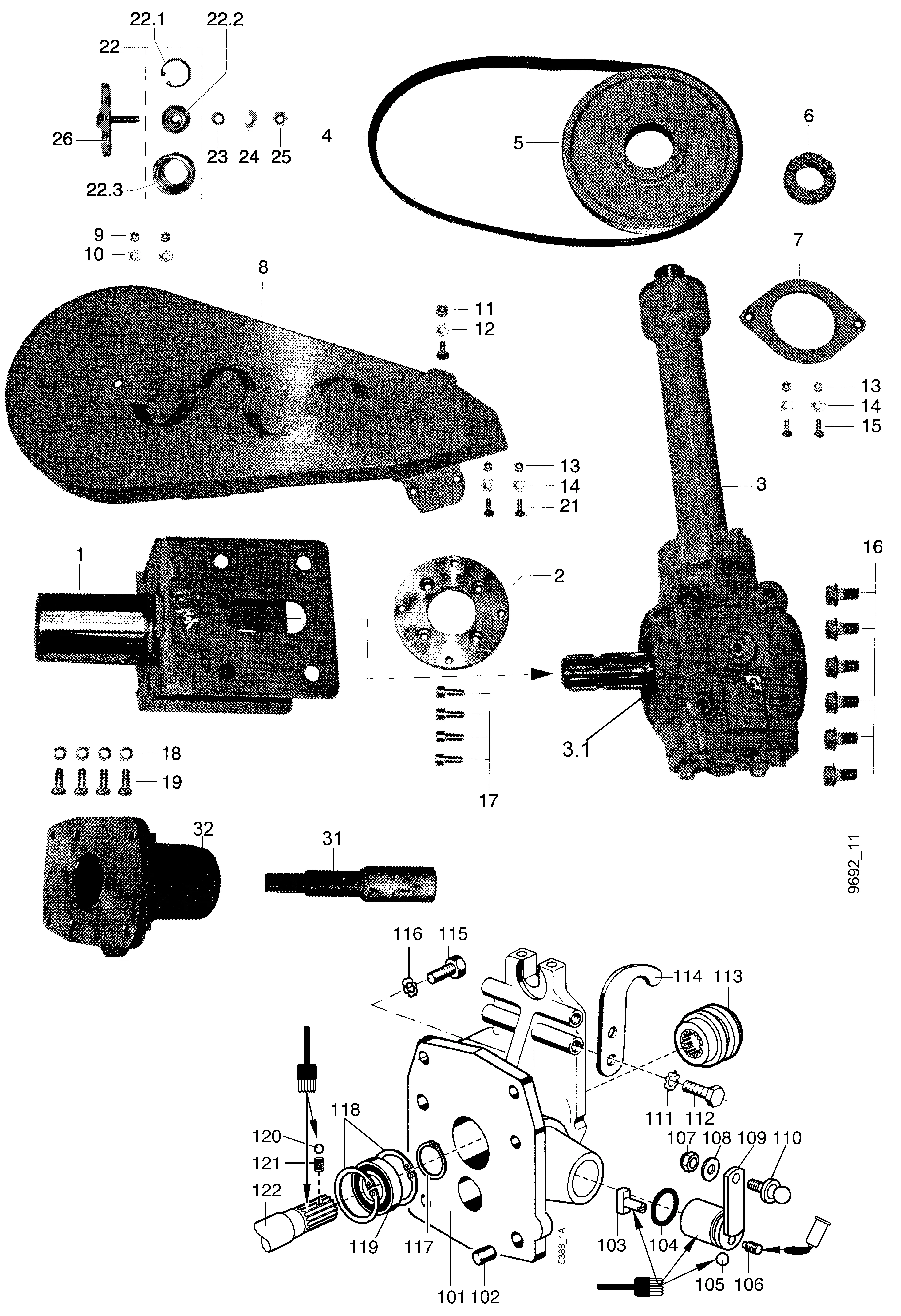Anbau-Safety-Mulcher, Entraînement
