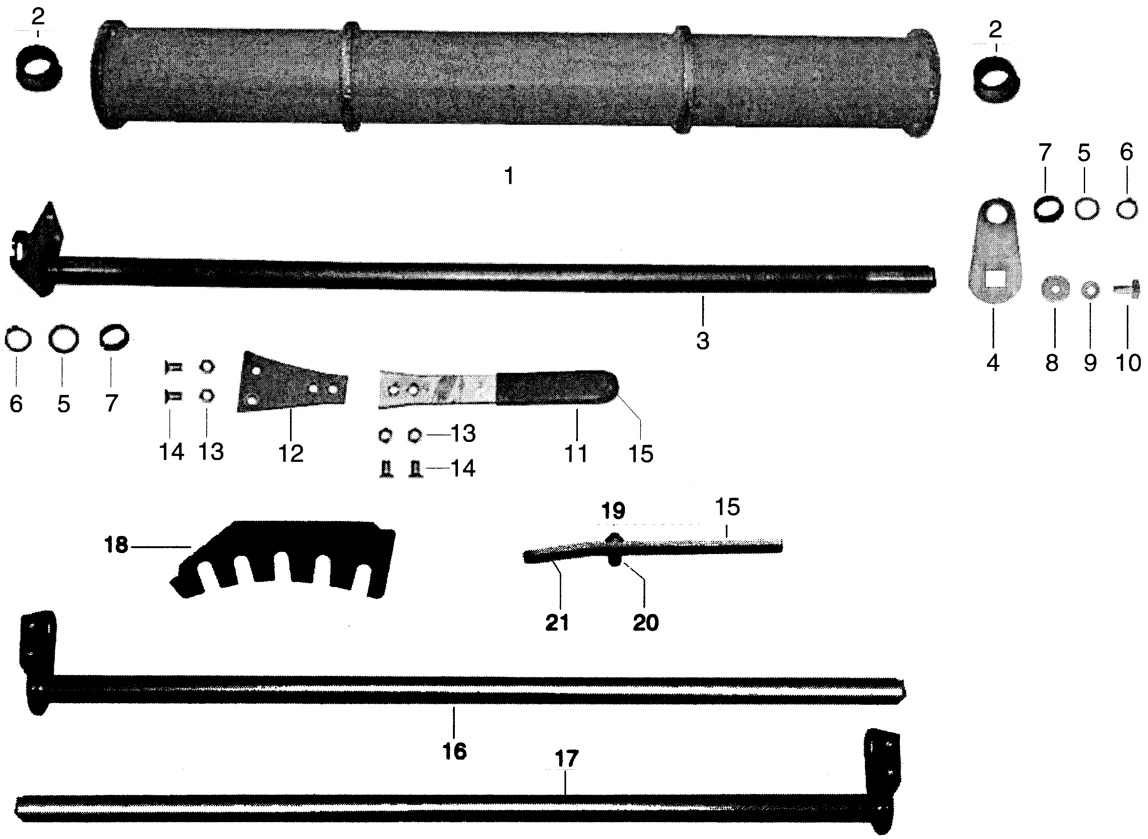 Anbau-Safety-Mulcher, Laufwalze