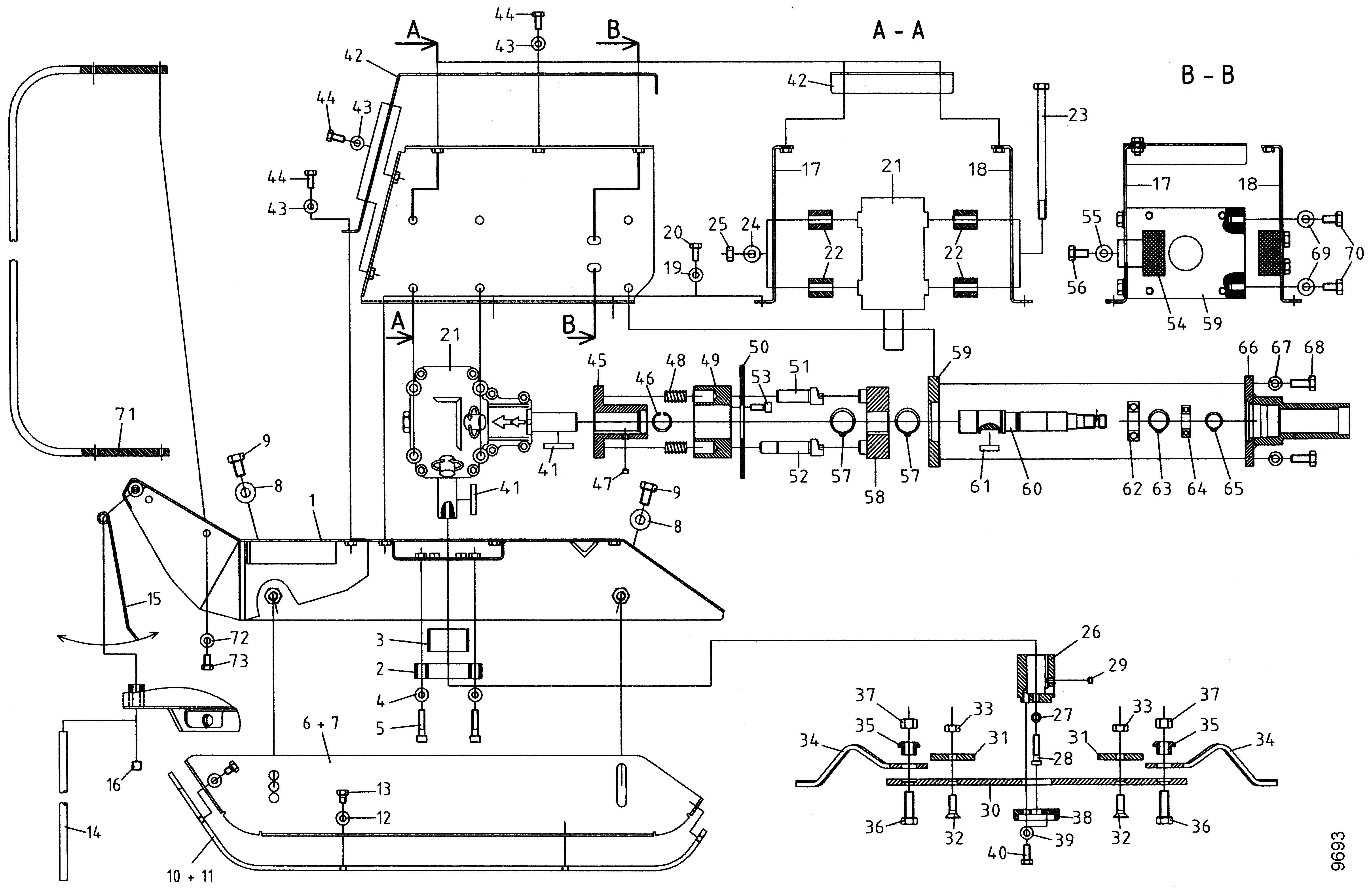 Debroussailleuse à flexaux vertical Article 3656521