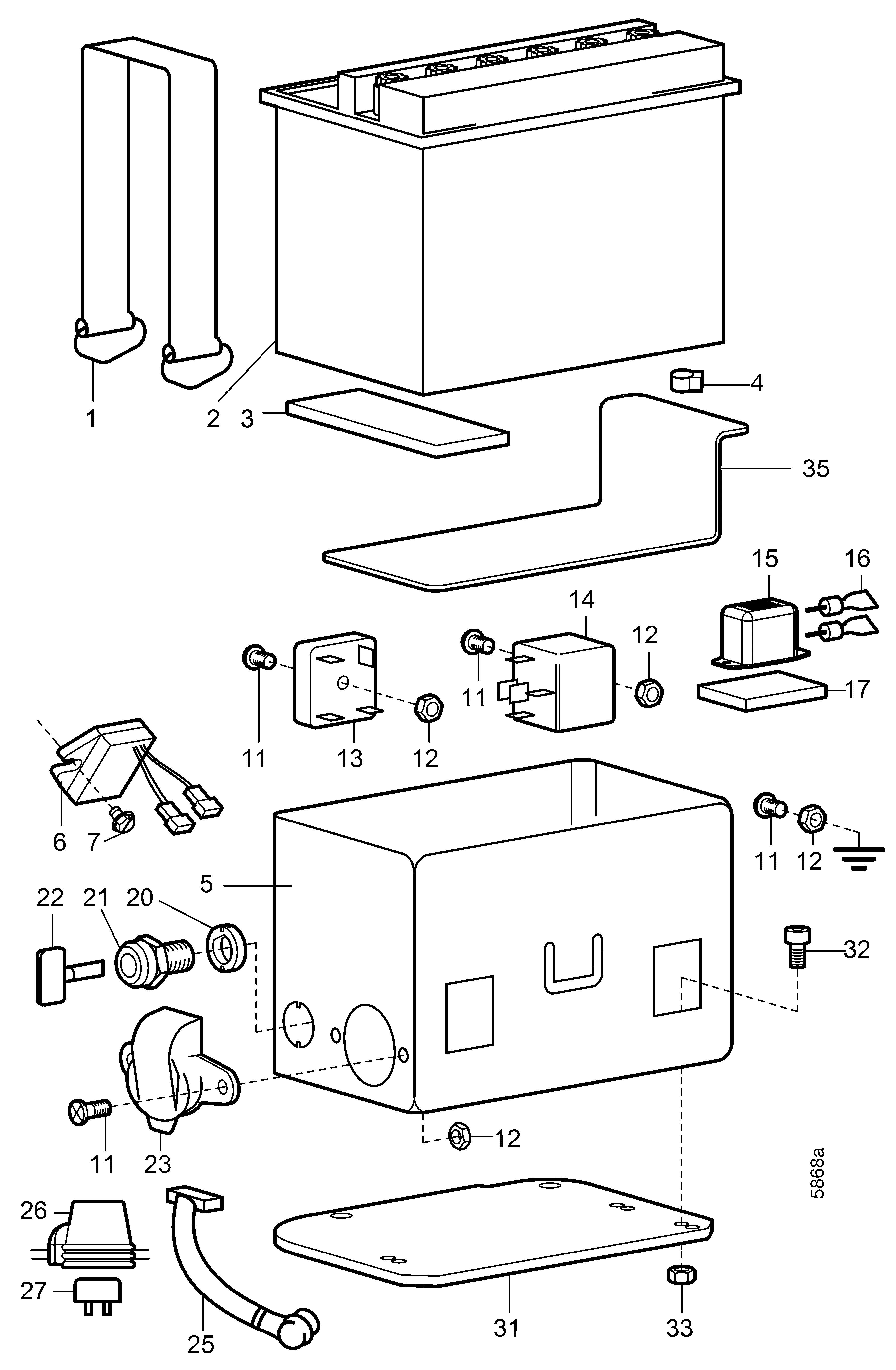 Battery clamp