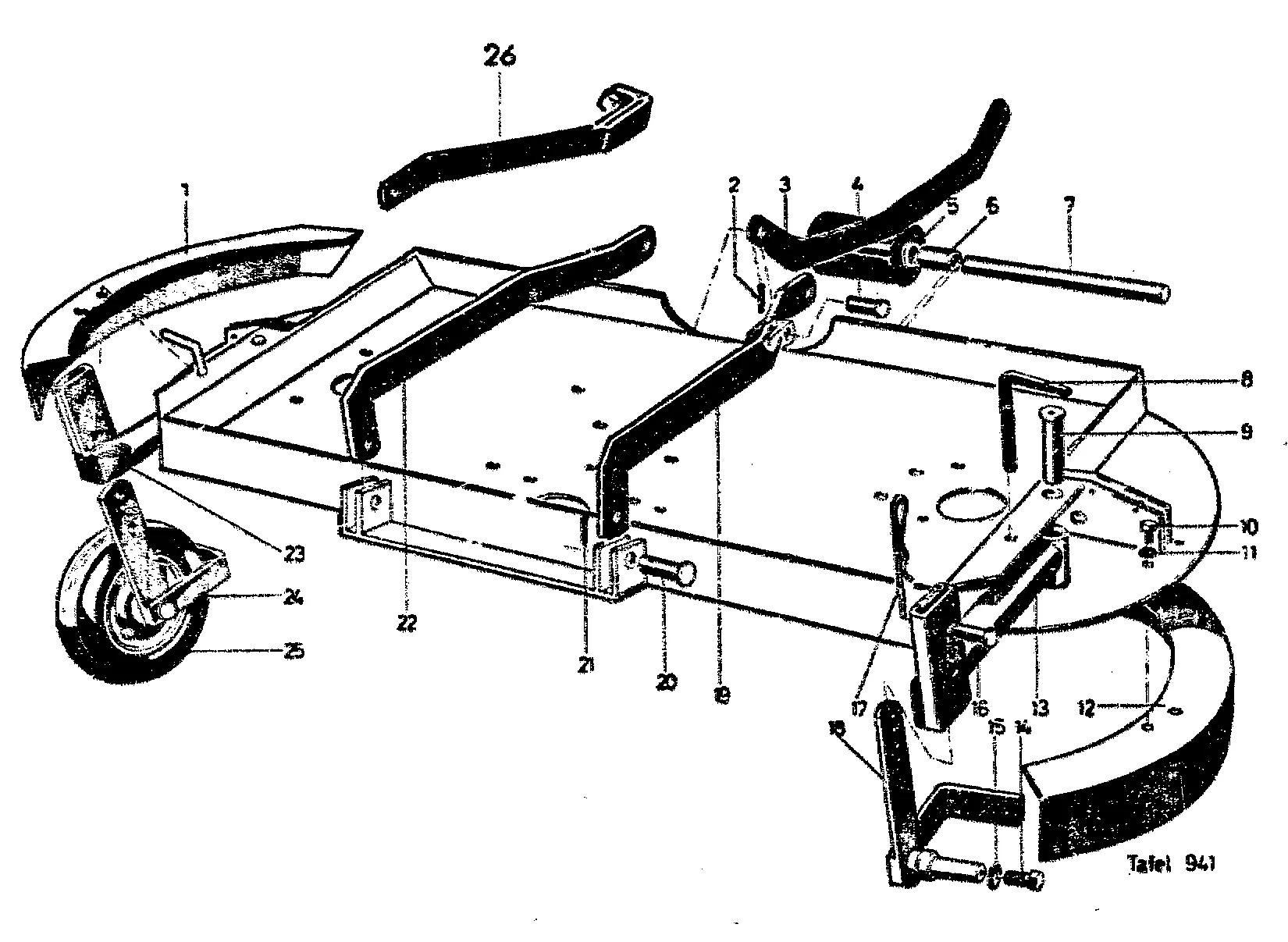 Support wheels 4856 125