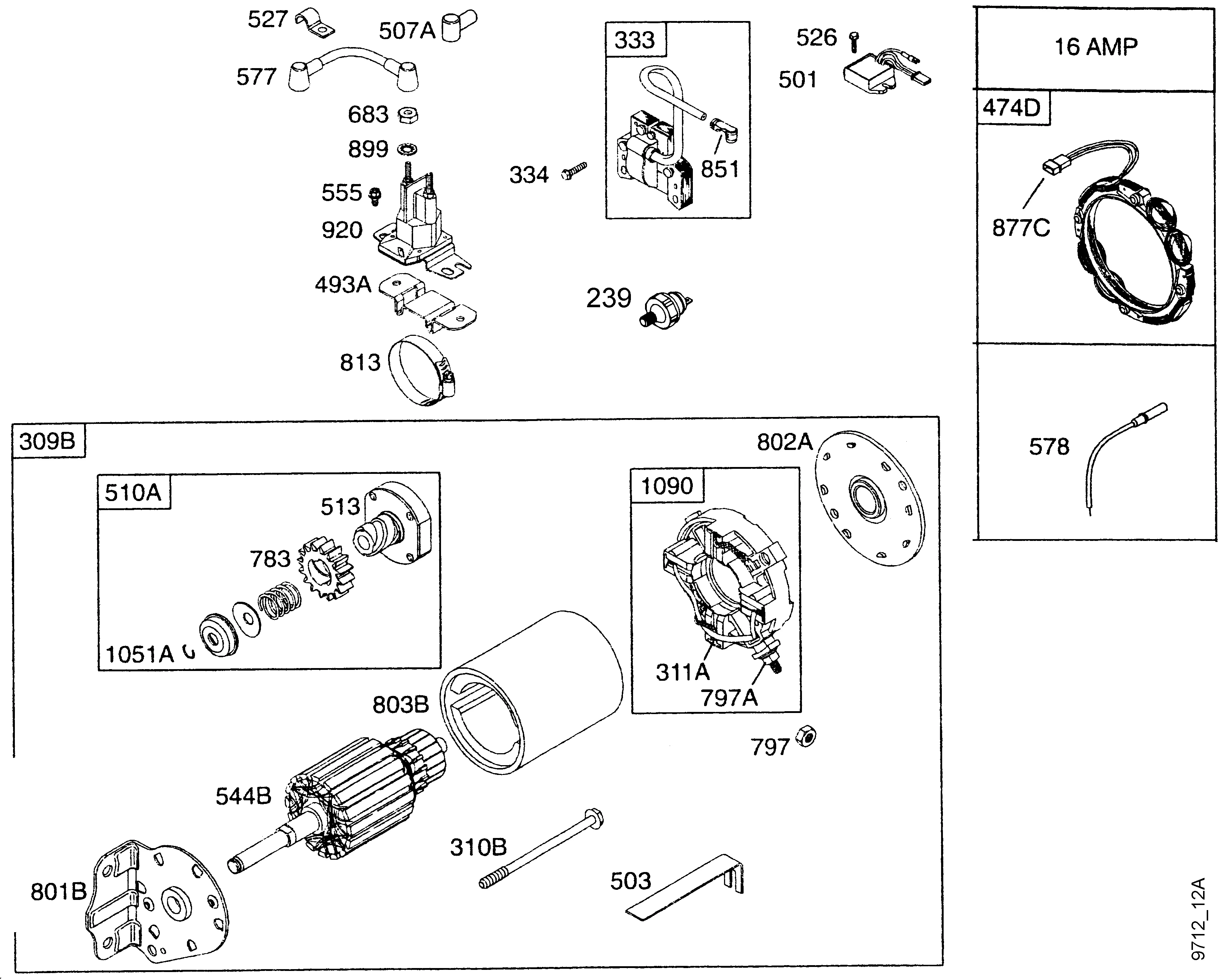 Générateur, système d'allumage, démarreur