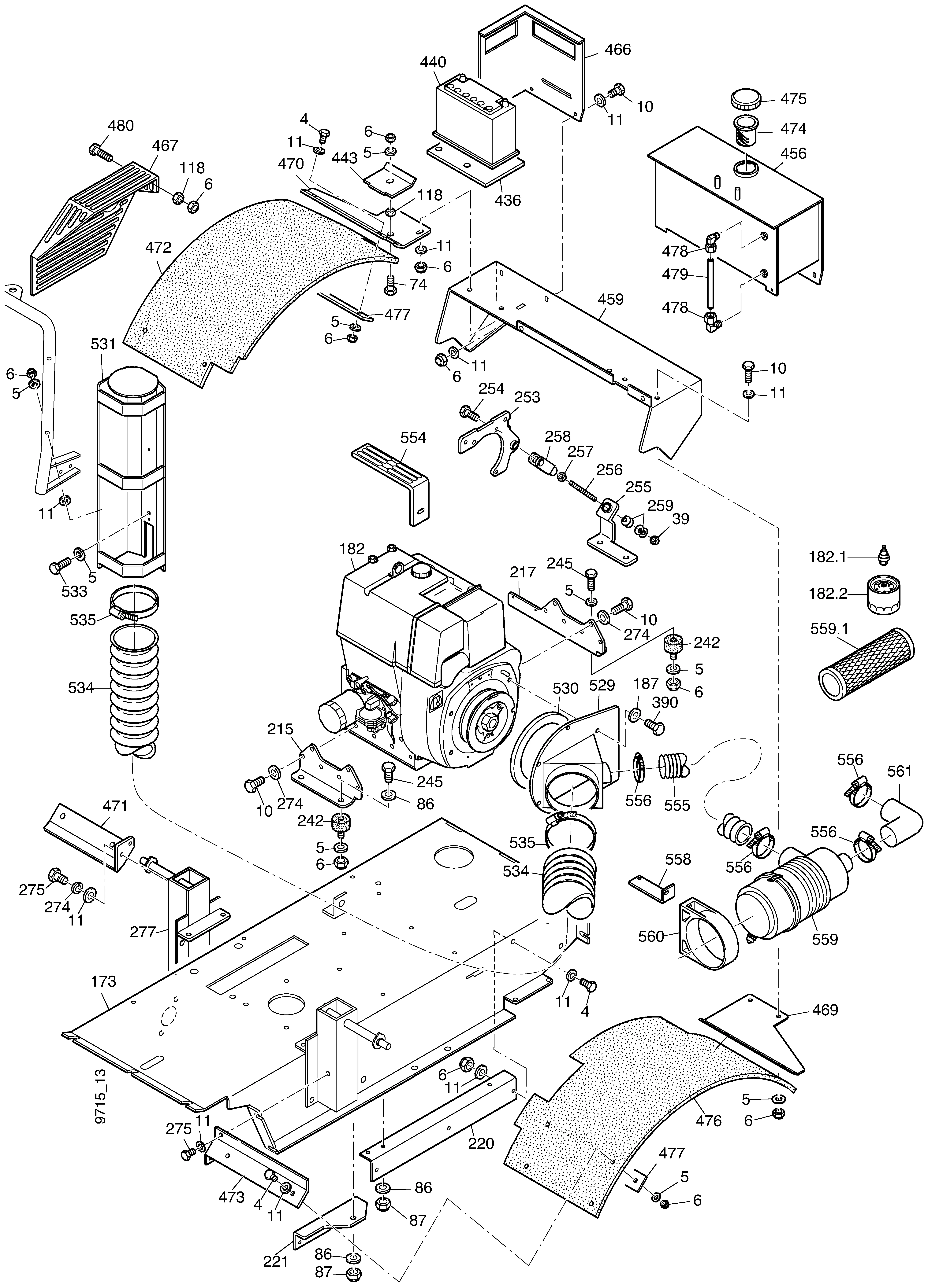 Motor-Anbauteile Ruggerini MD190